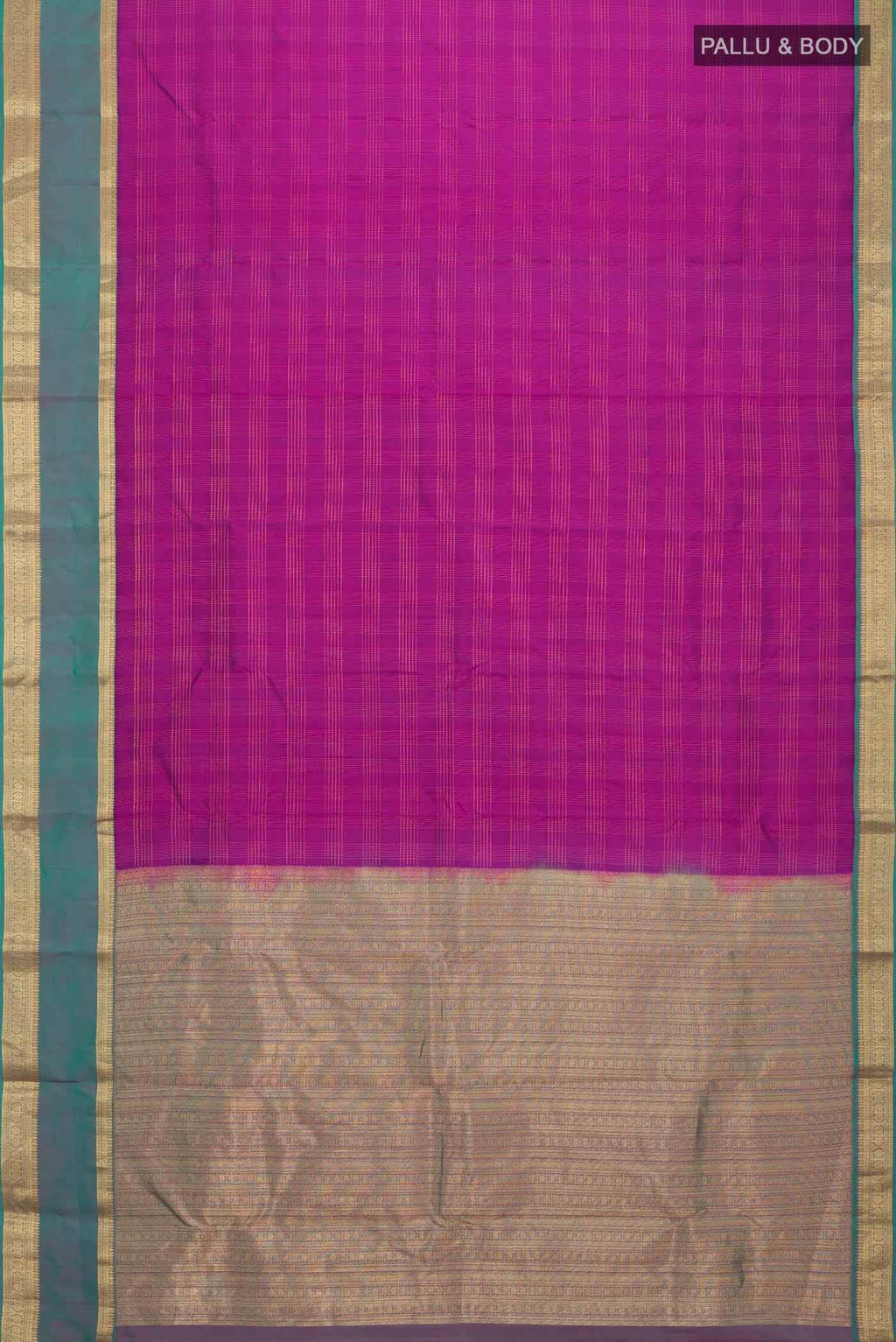 Purple Kanchipuram Silk Saree
