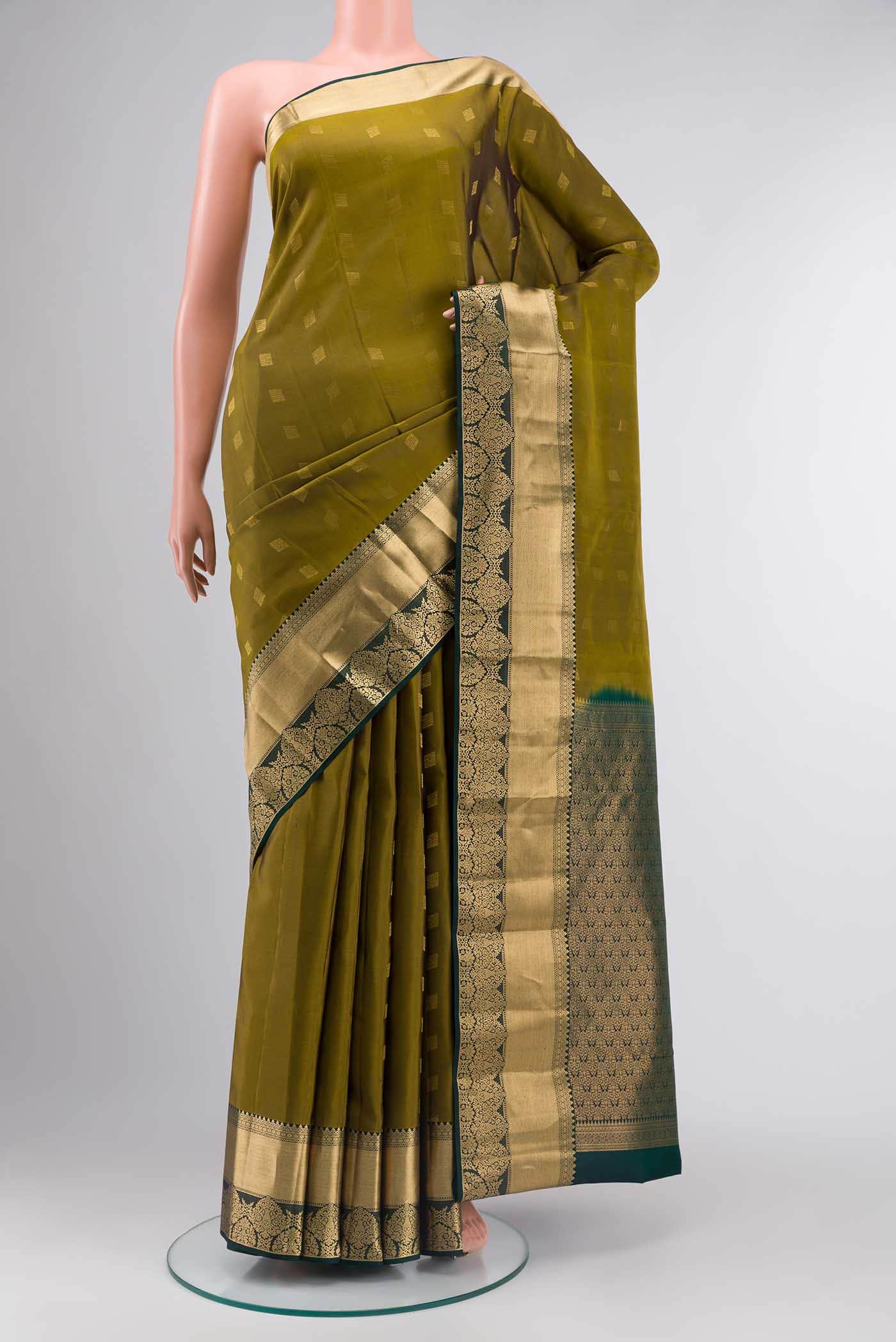 Green Kanchipuram Silk Saree