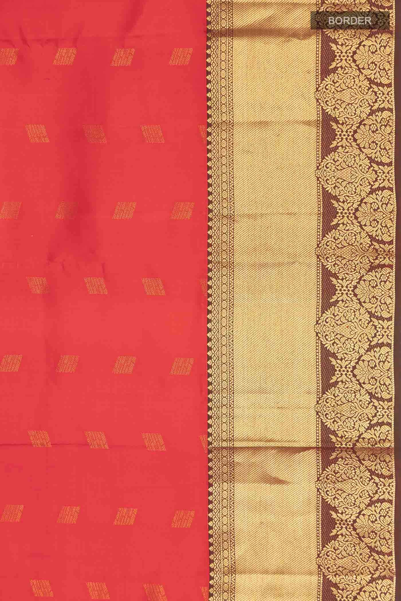Red Kanchipuram Silk Saree