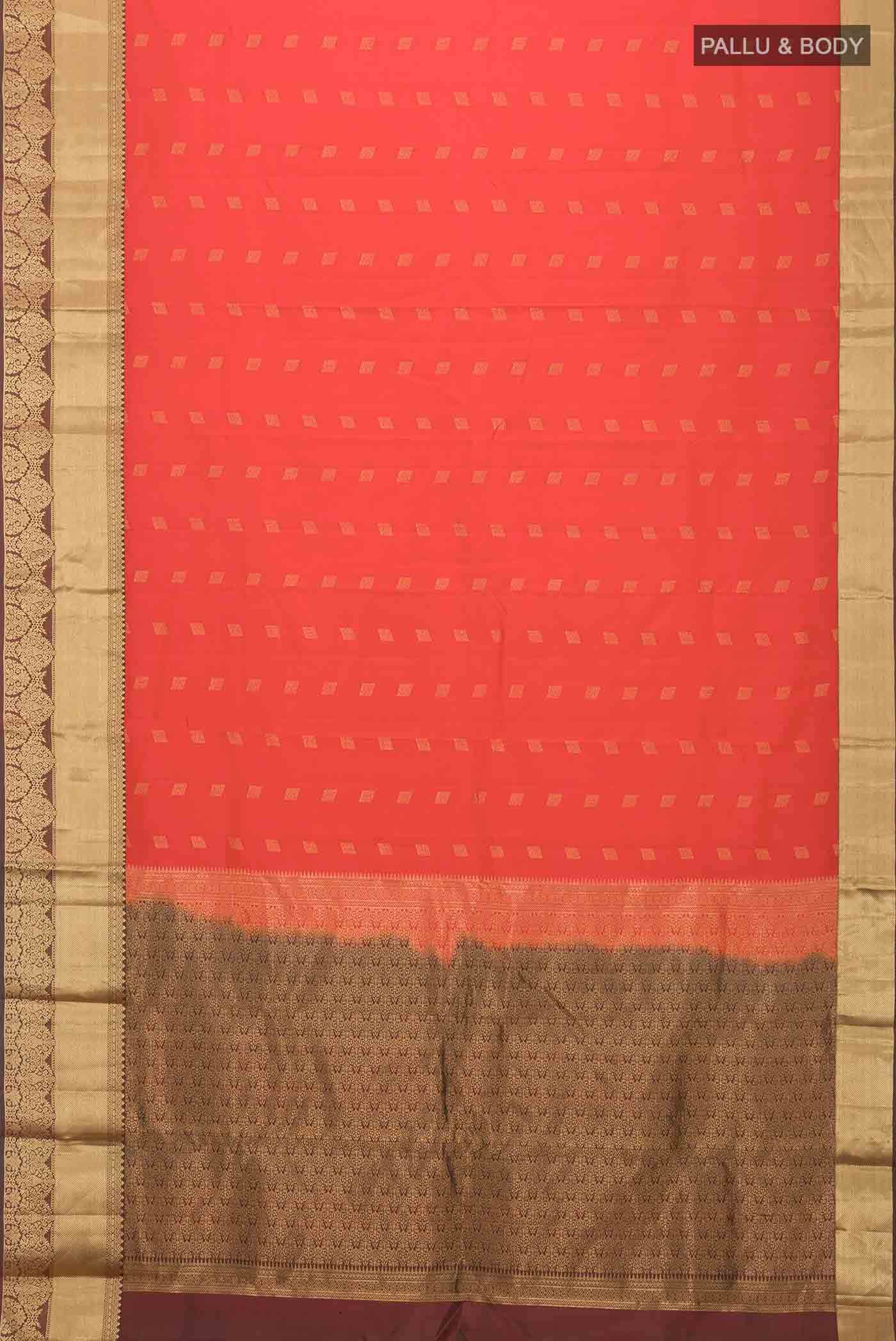 Red Kanchipuram Silk Saree