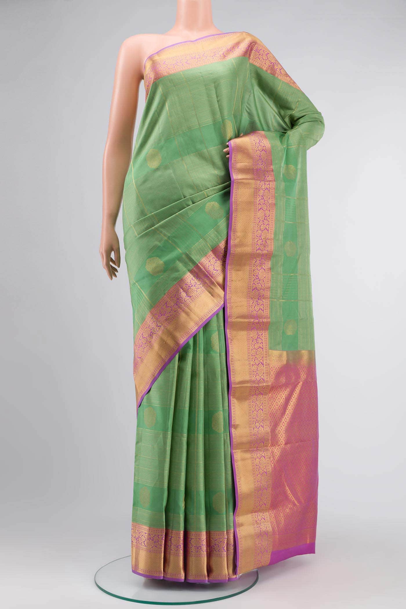 Green Kanchipuram Silk Saree