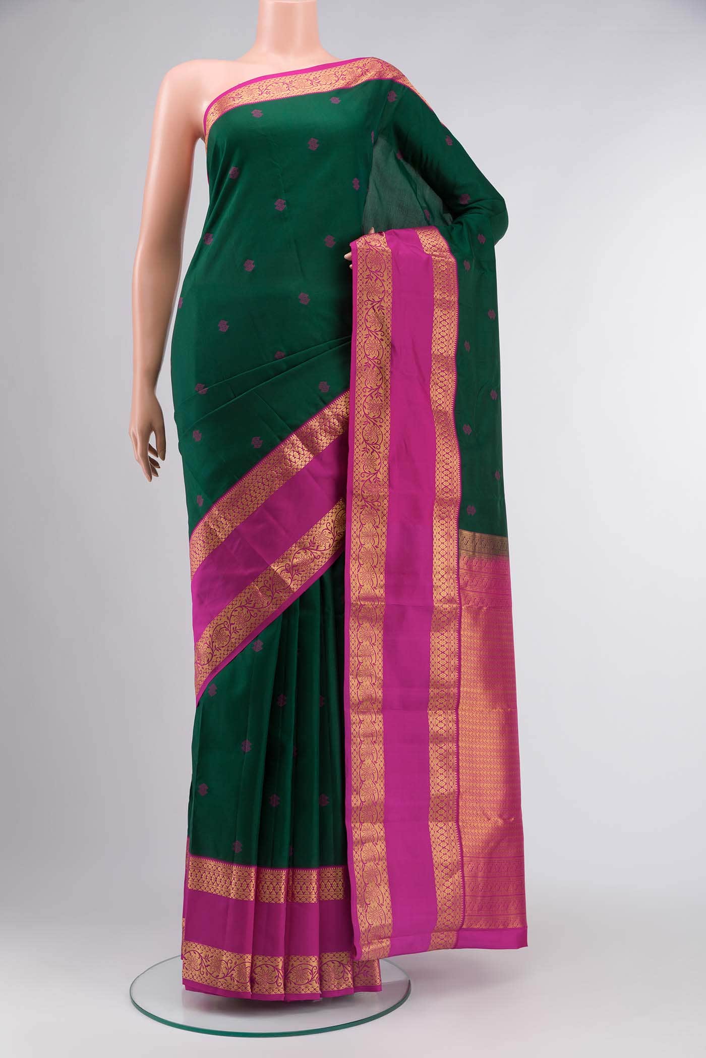 Green Kanchipuram Silk Saree
