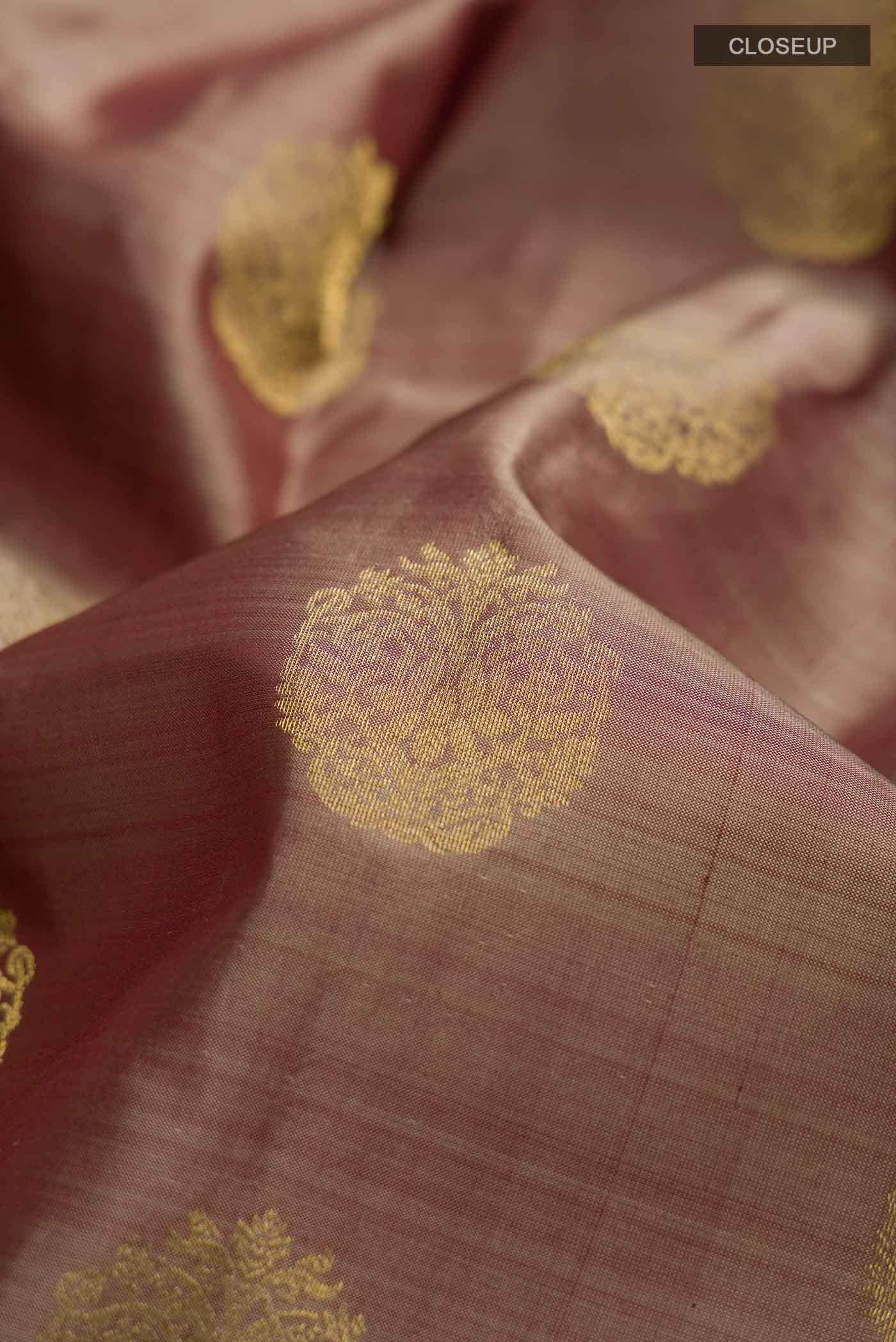 Mauve Kanchipuram Silk Saree