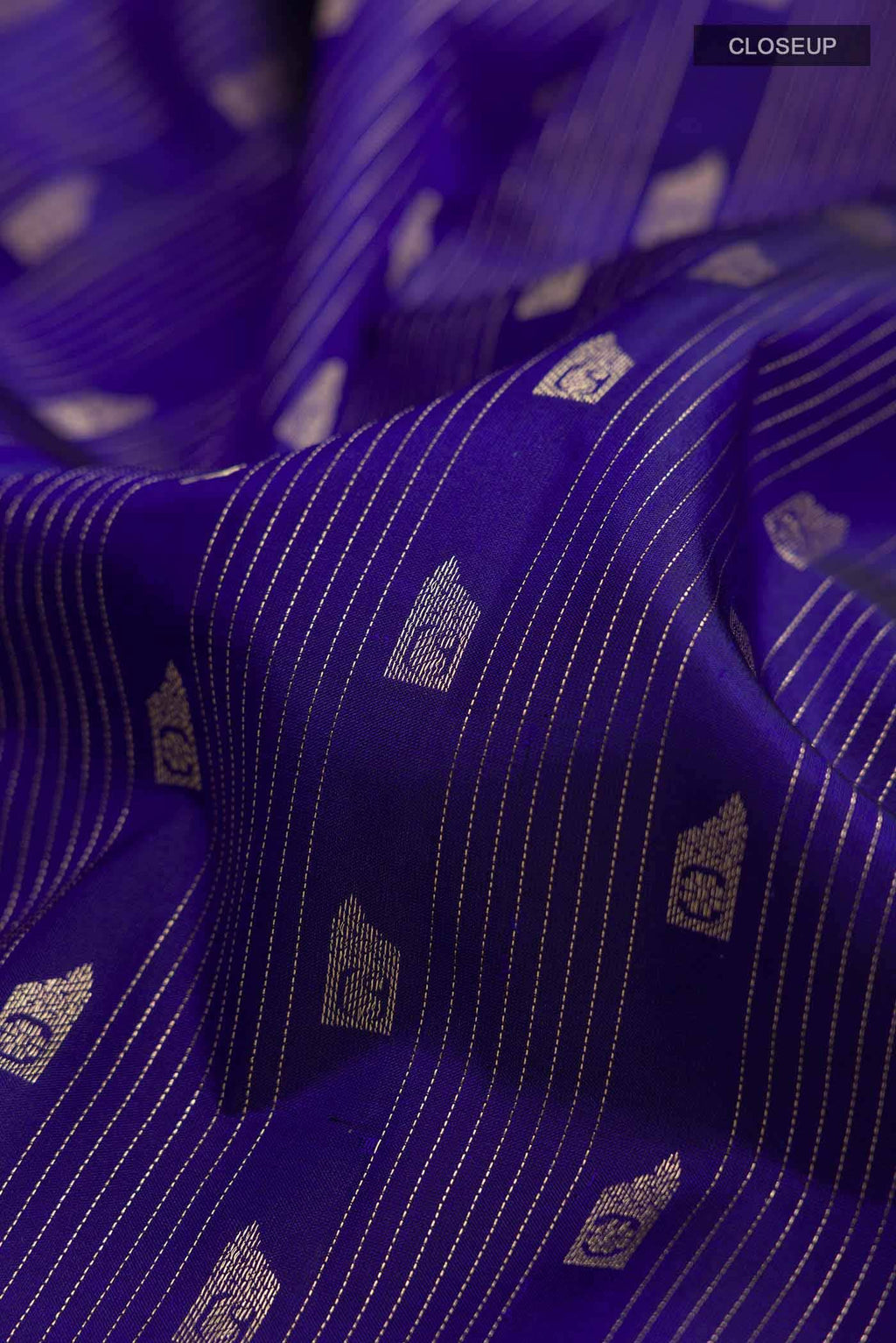 Blue Kanchipuram Silk Saree