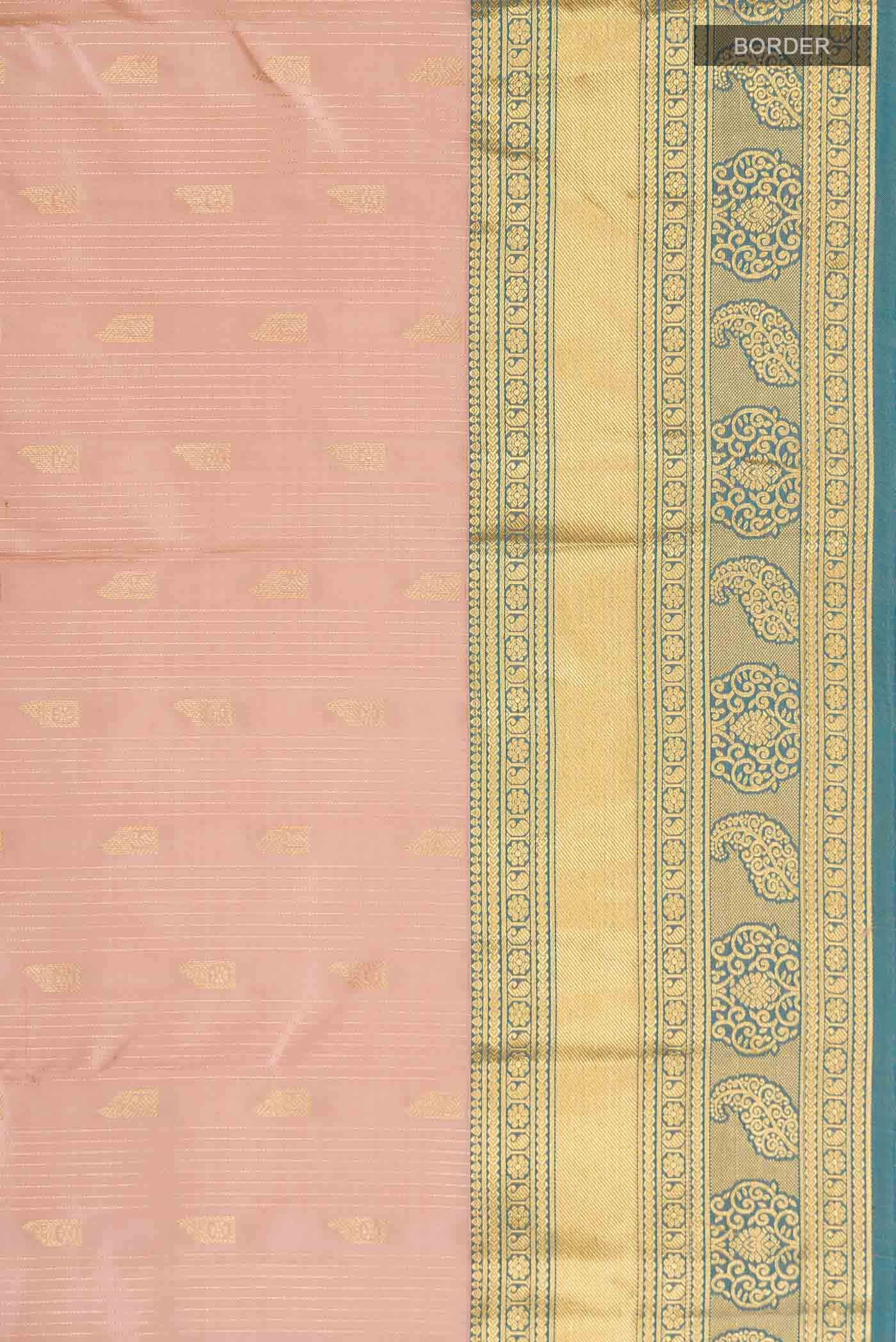 Brown Kanchipuram Silk Saree
