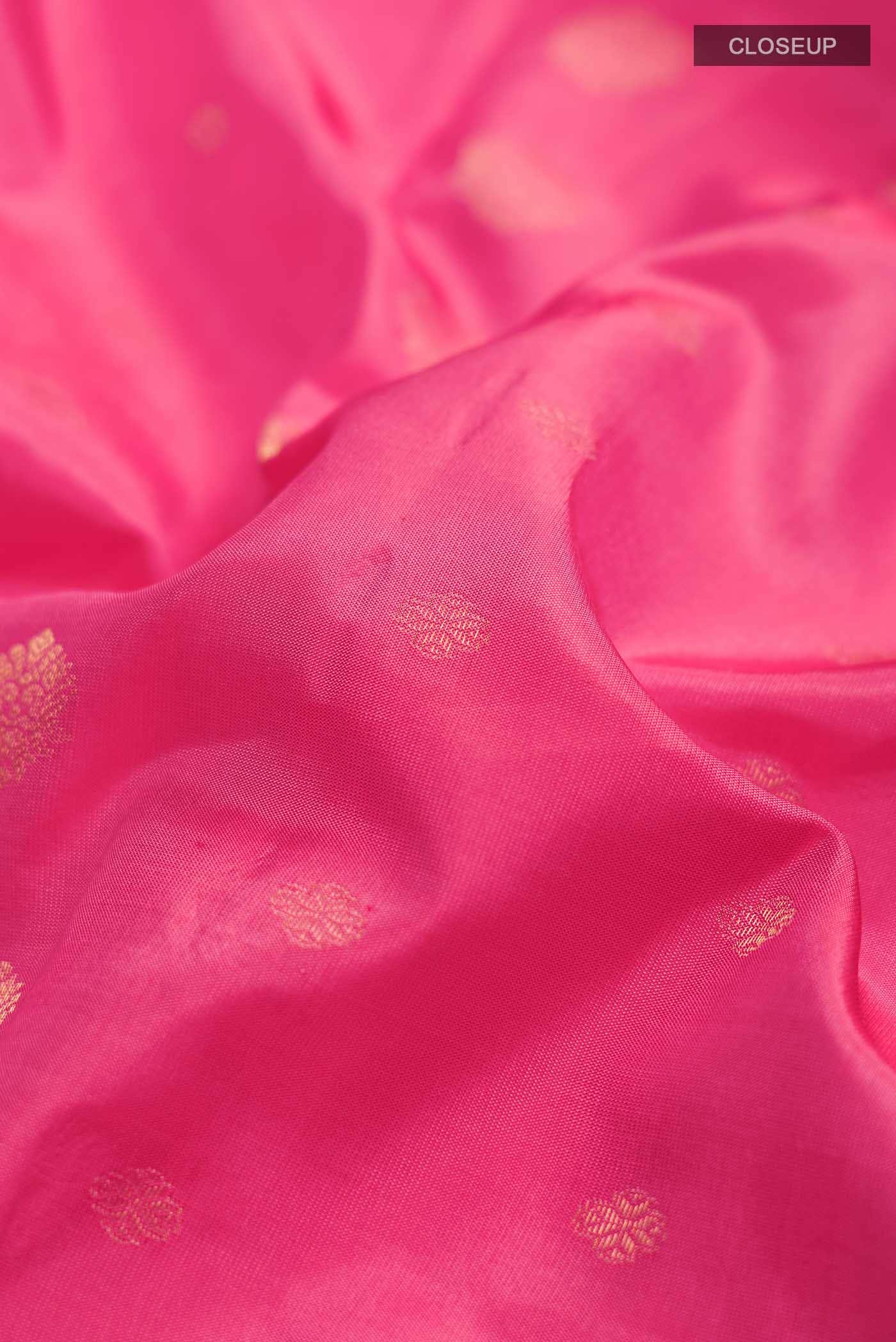 Pink Kanchipuram Silk Saree