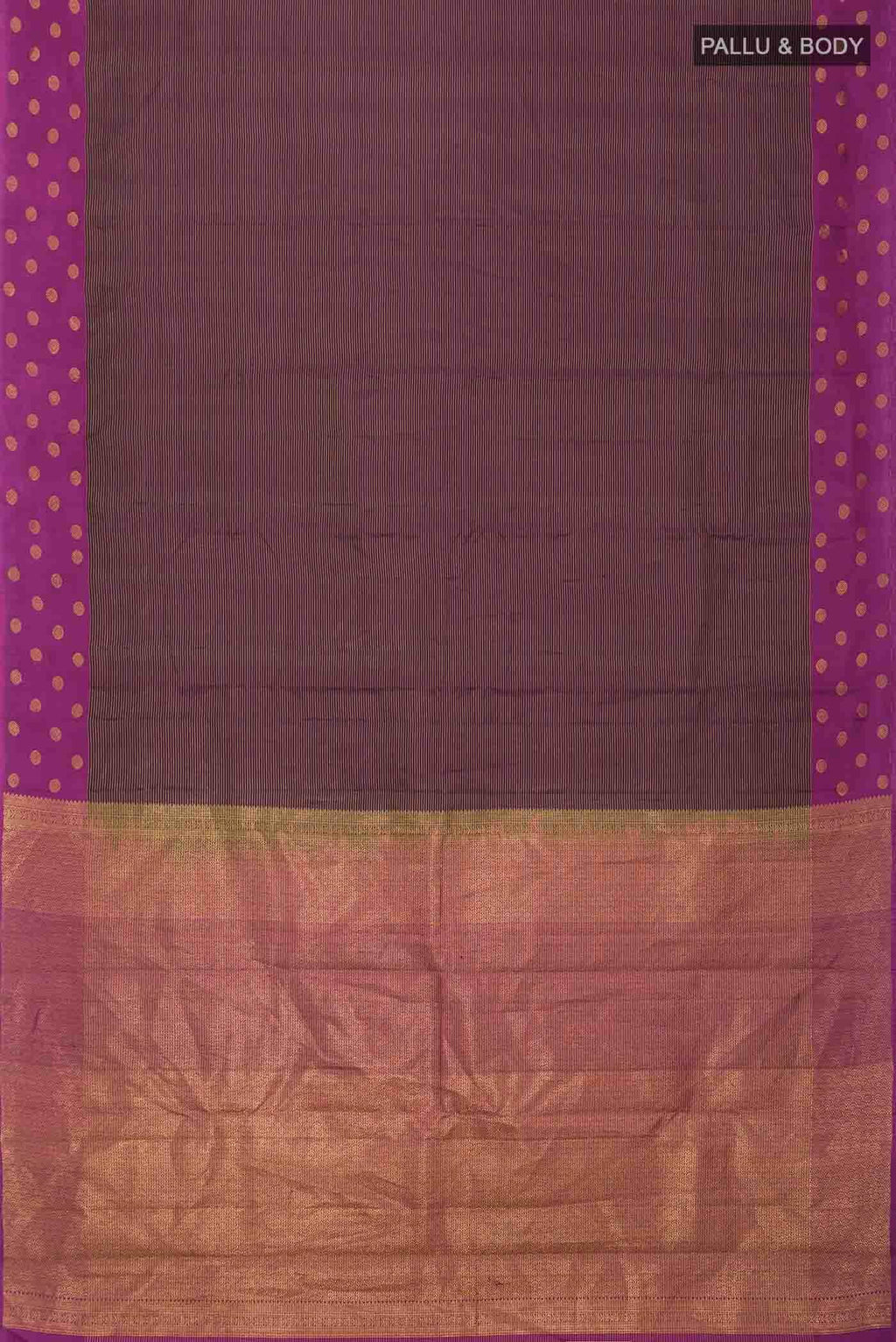 Brown Kanchipuram Silk Saree