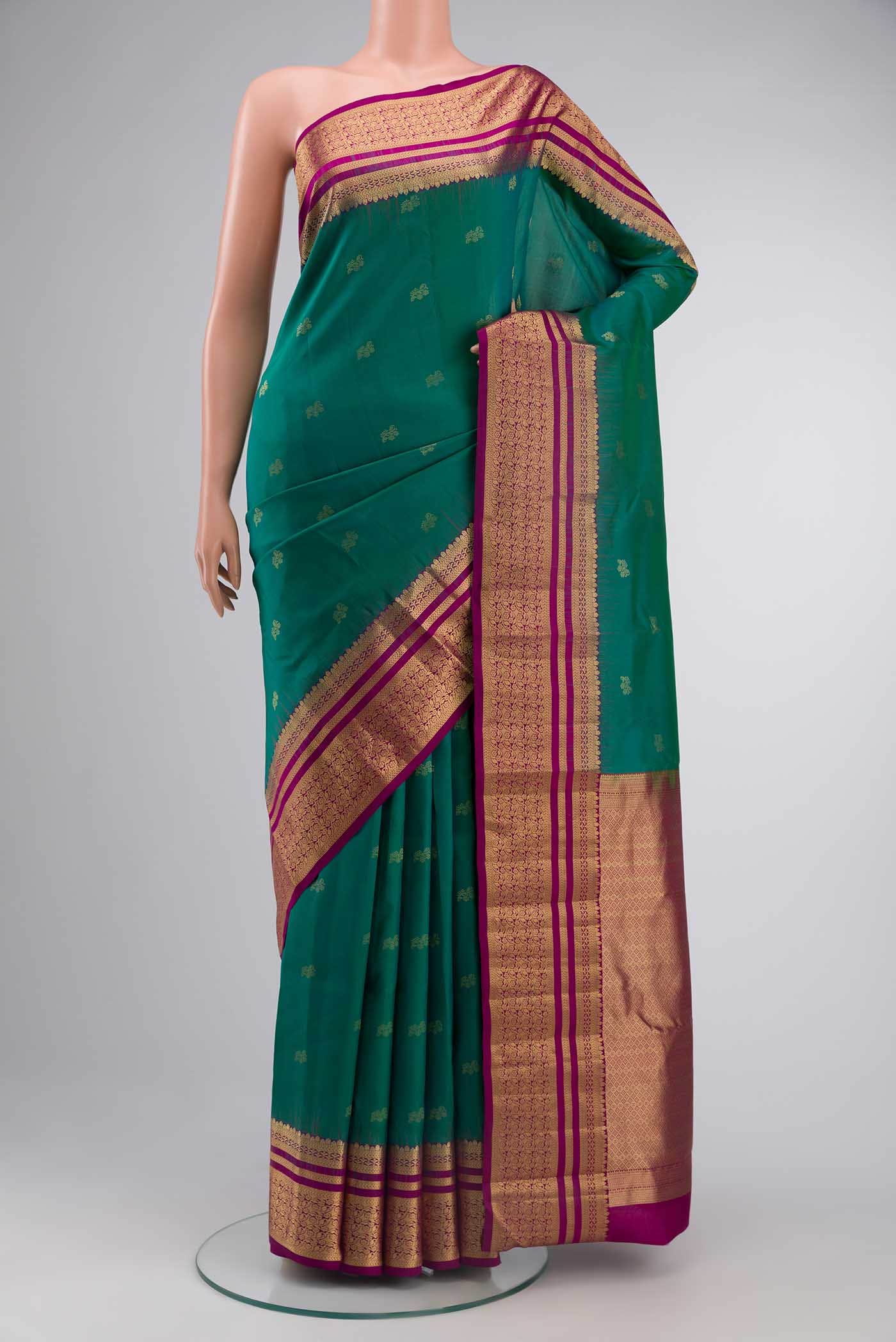Green Kanchipuram Silk Saree