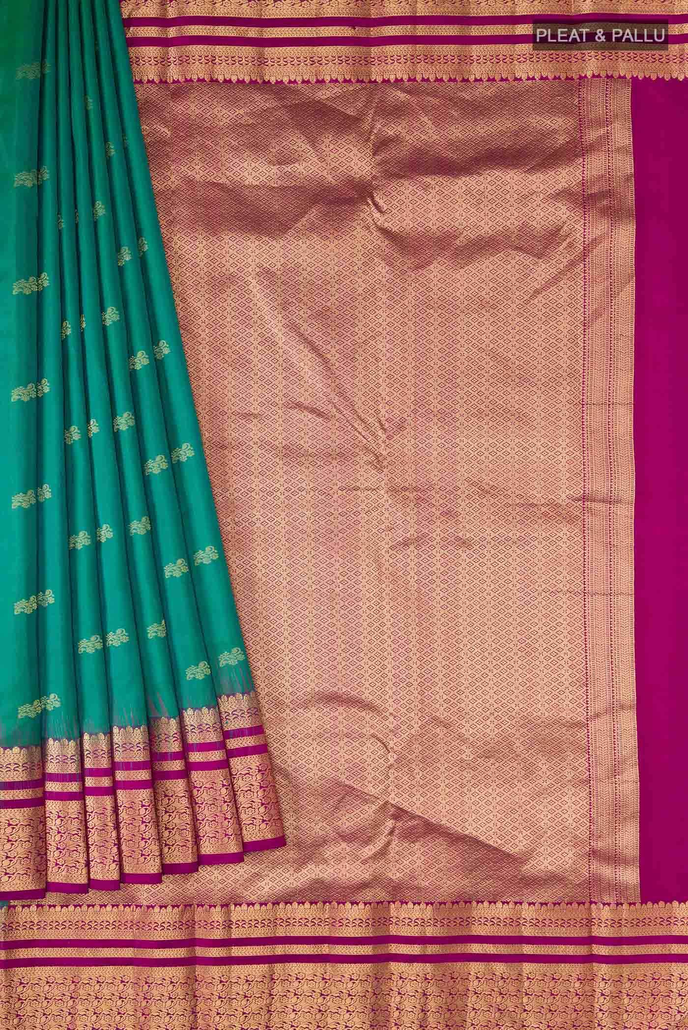 Green Kanchipuram Silk Saree