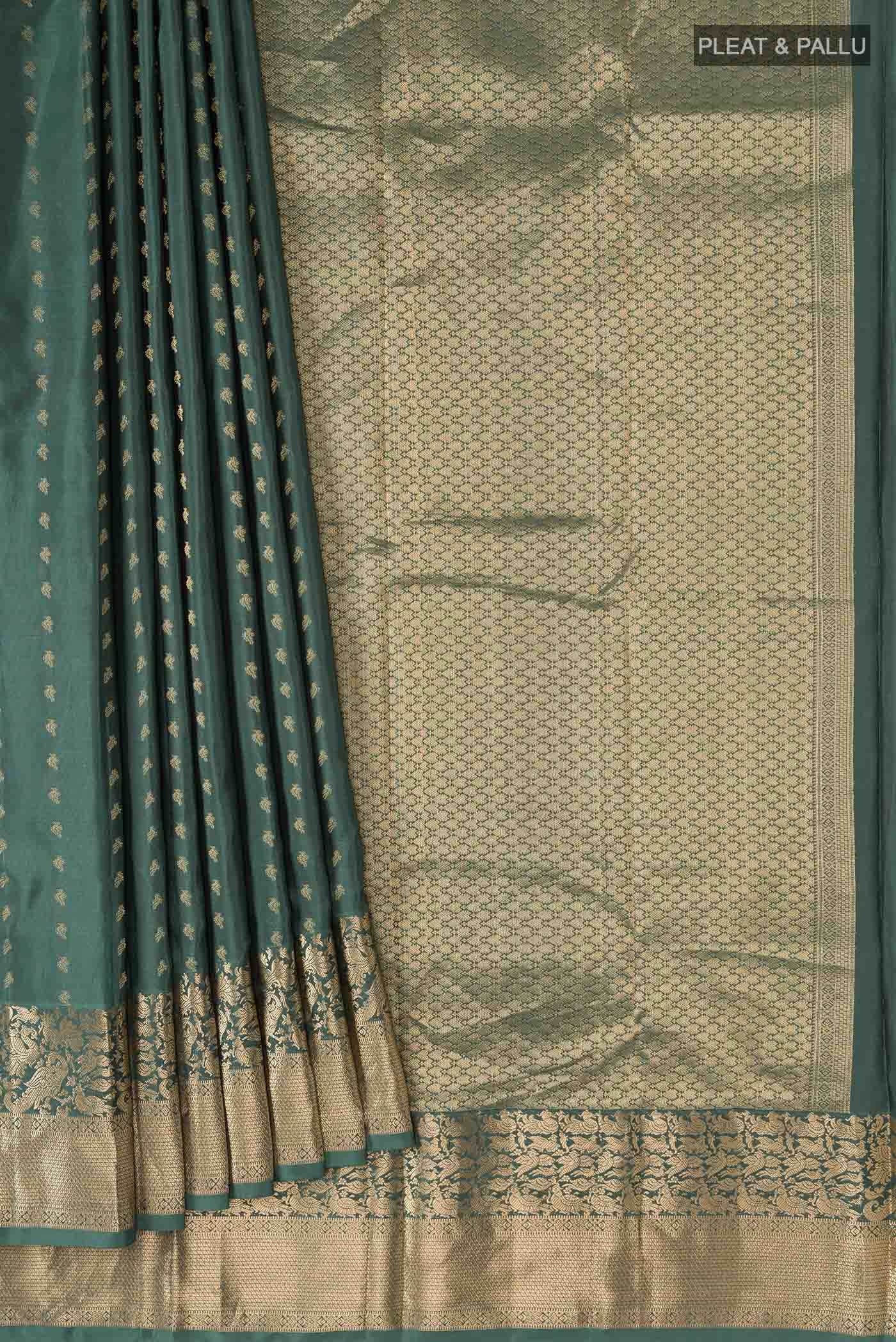 Green Kanchipuram Silk Saree