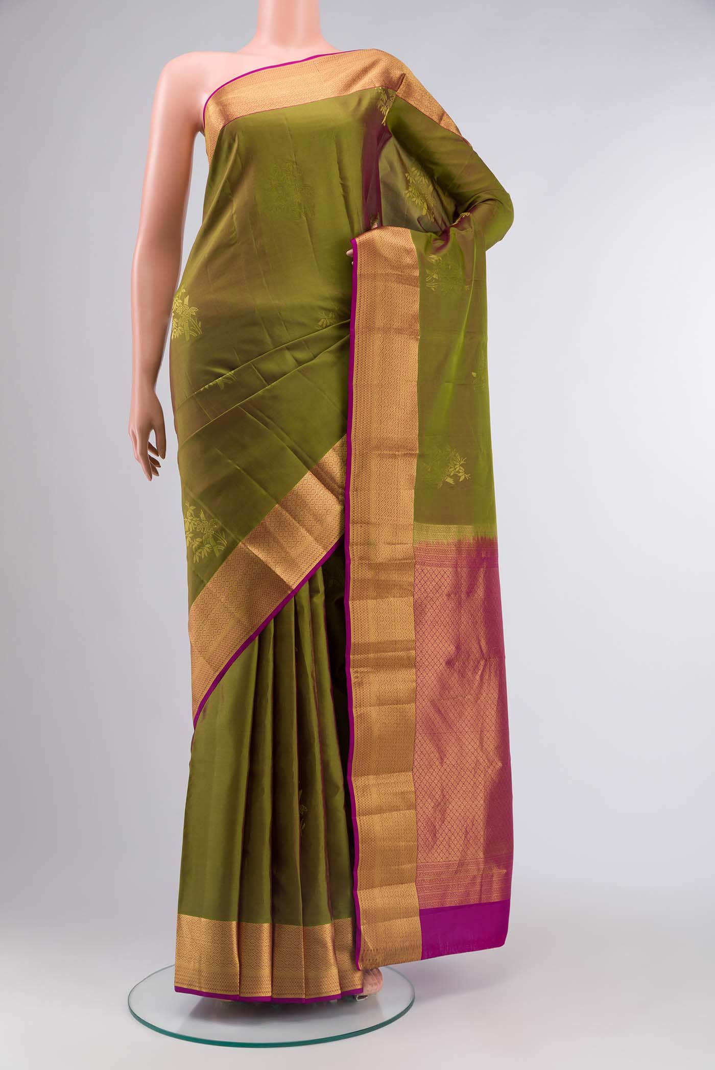 Green Kanchipuram Silk Saree
