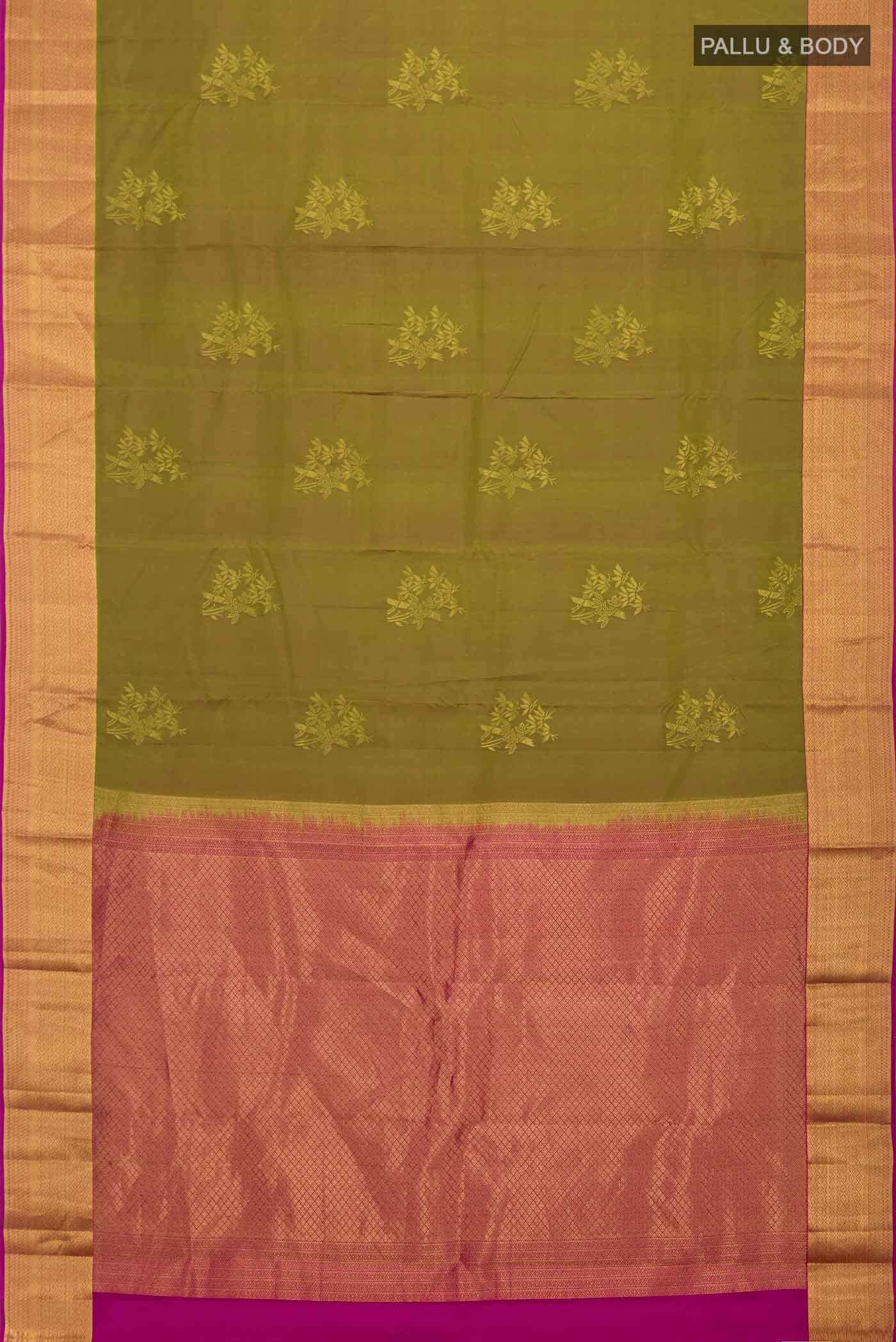 Green Kanchipuram Silk Saree