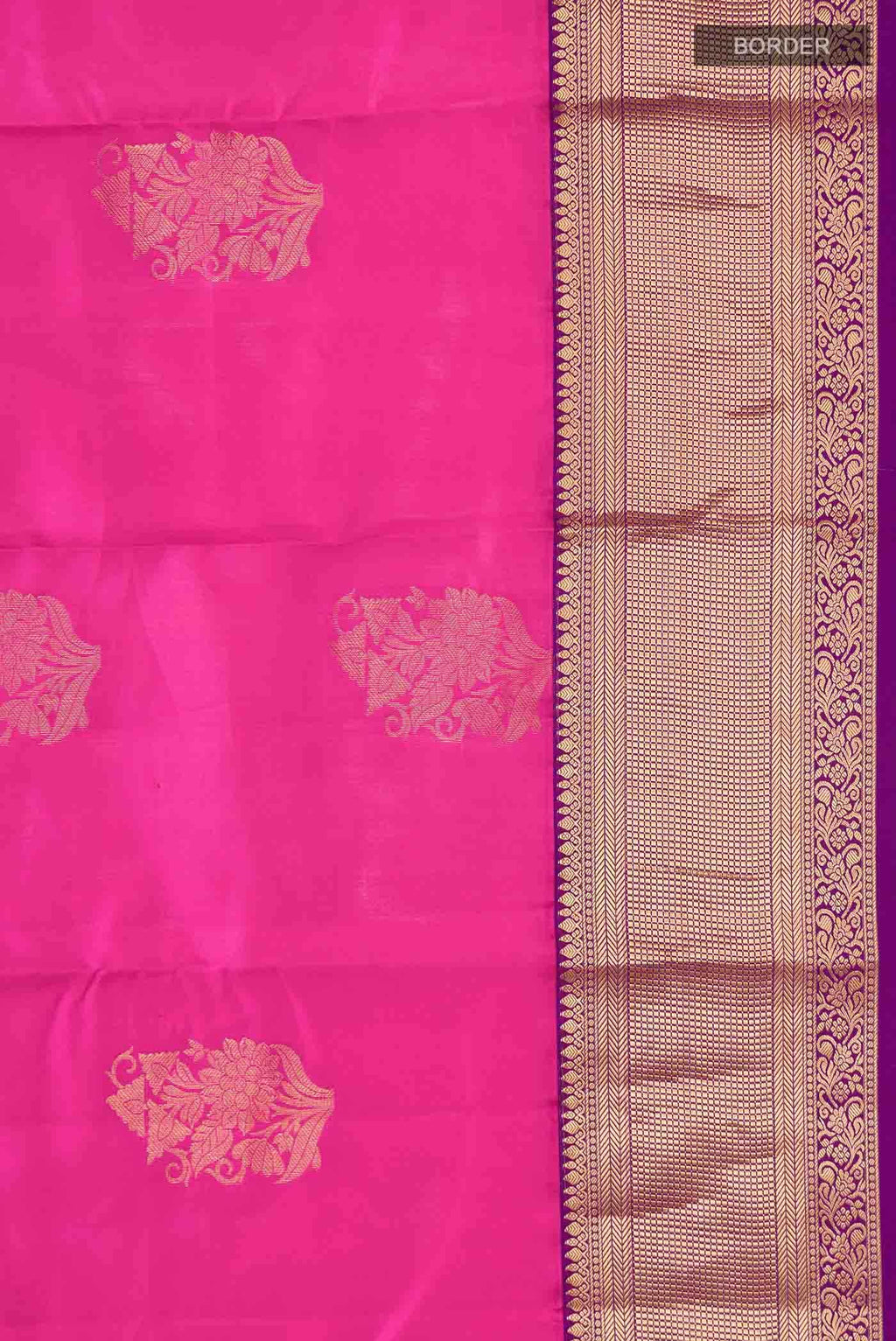 Pink Kanchipuram Silk Saree