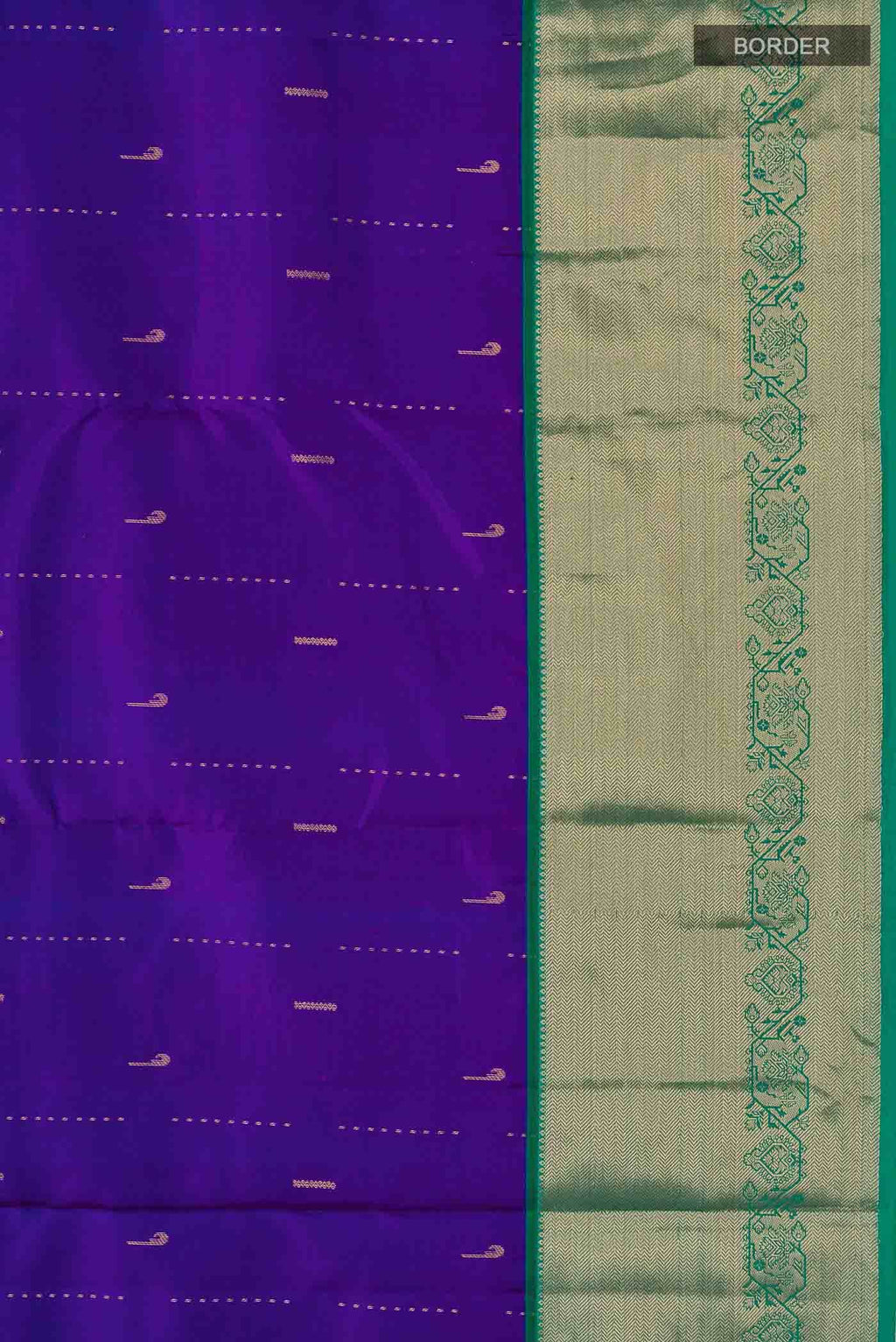 Blue Kanchipuram Silk Saree
