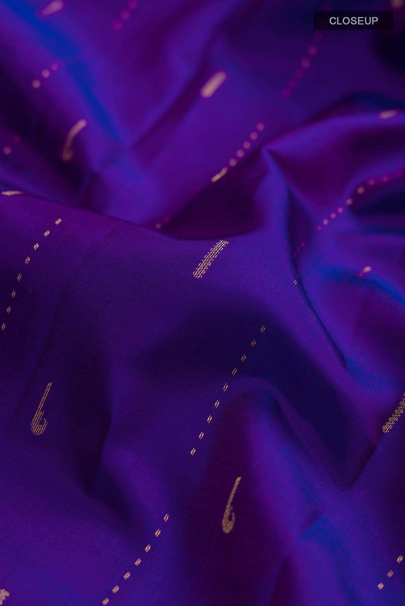 Blue Kanchipuram Silk Saree