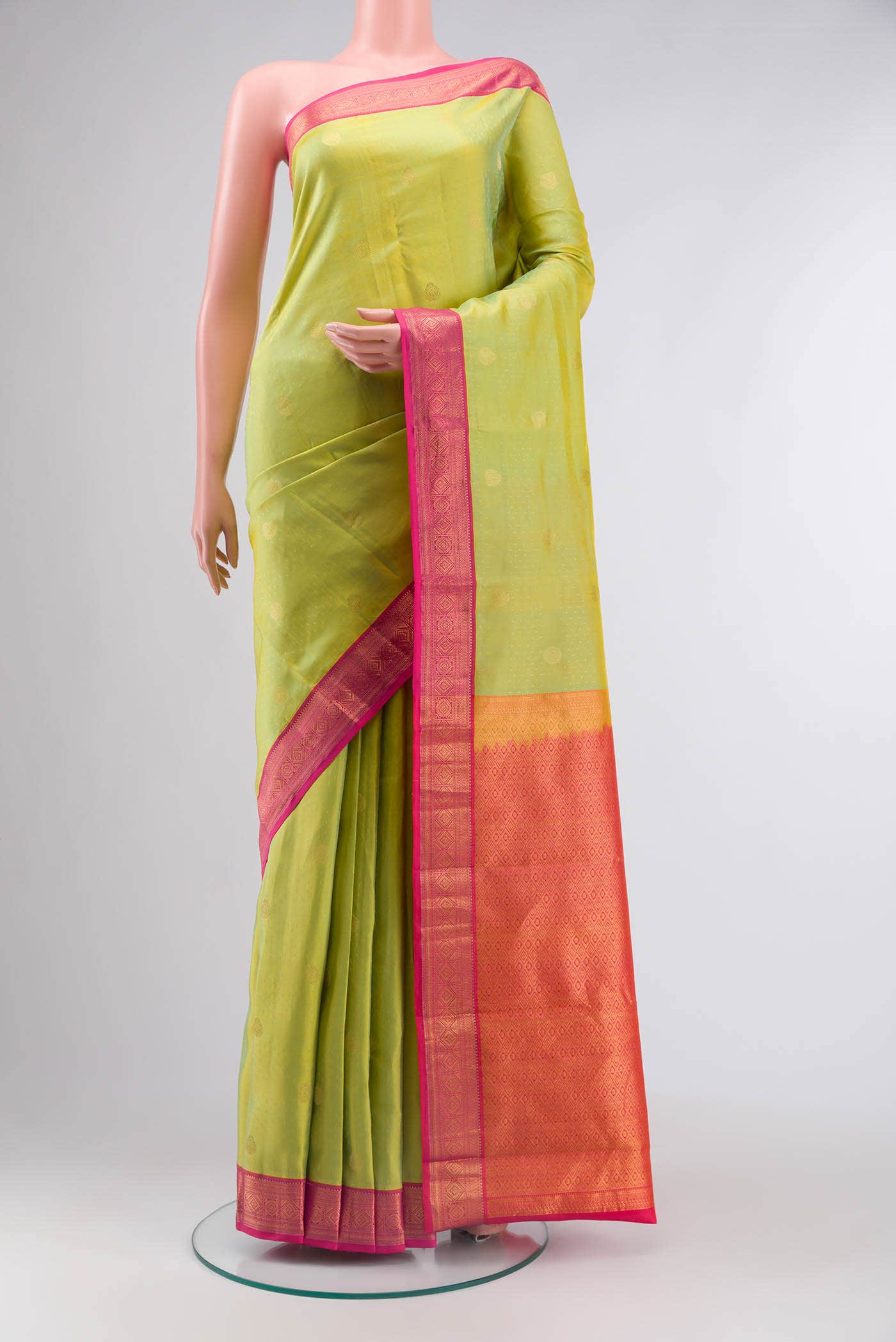 Green Kanchipuram Silk Saree