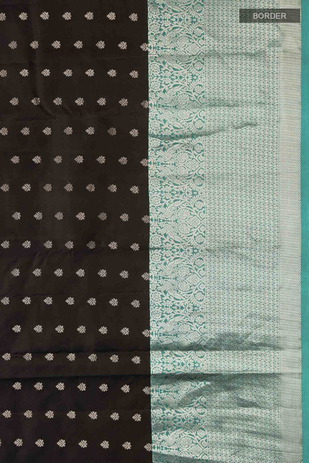 Black Kanchipuram Silk Saree