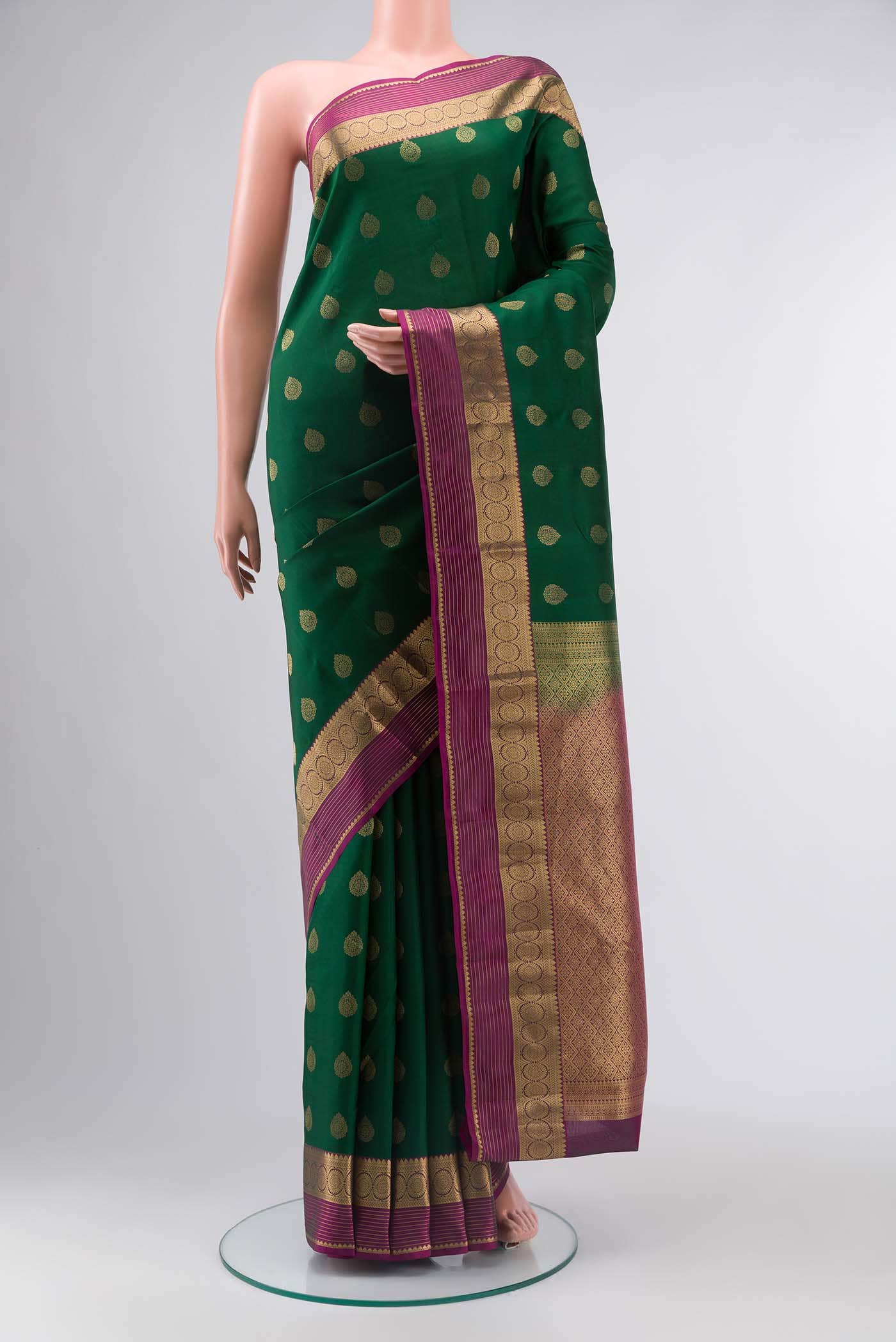 Green Kanchipuram Silk Saree
