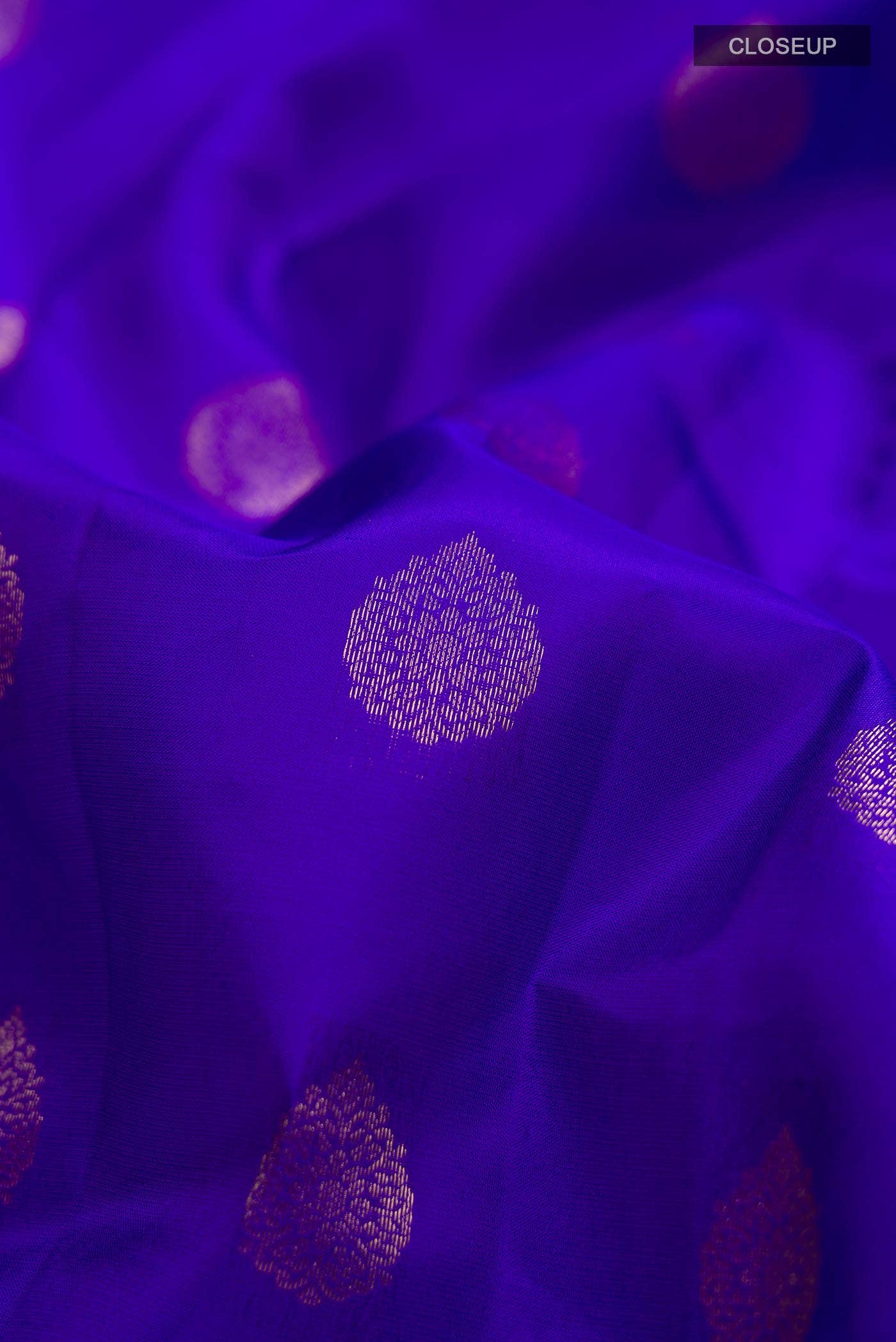 Blue Kanchipuram Silk Saree
