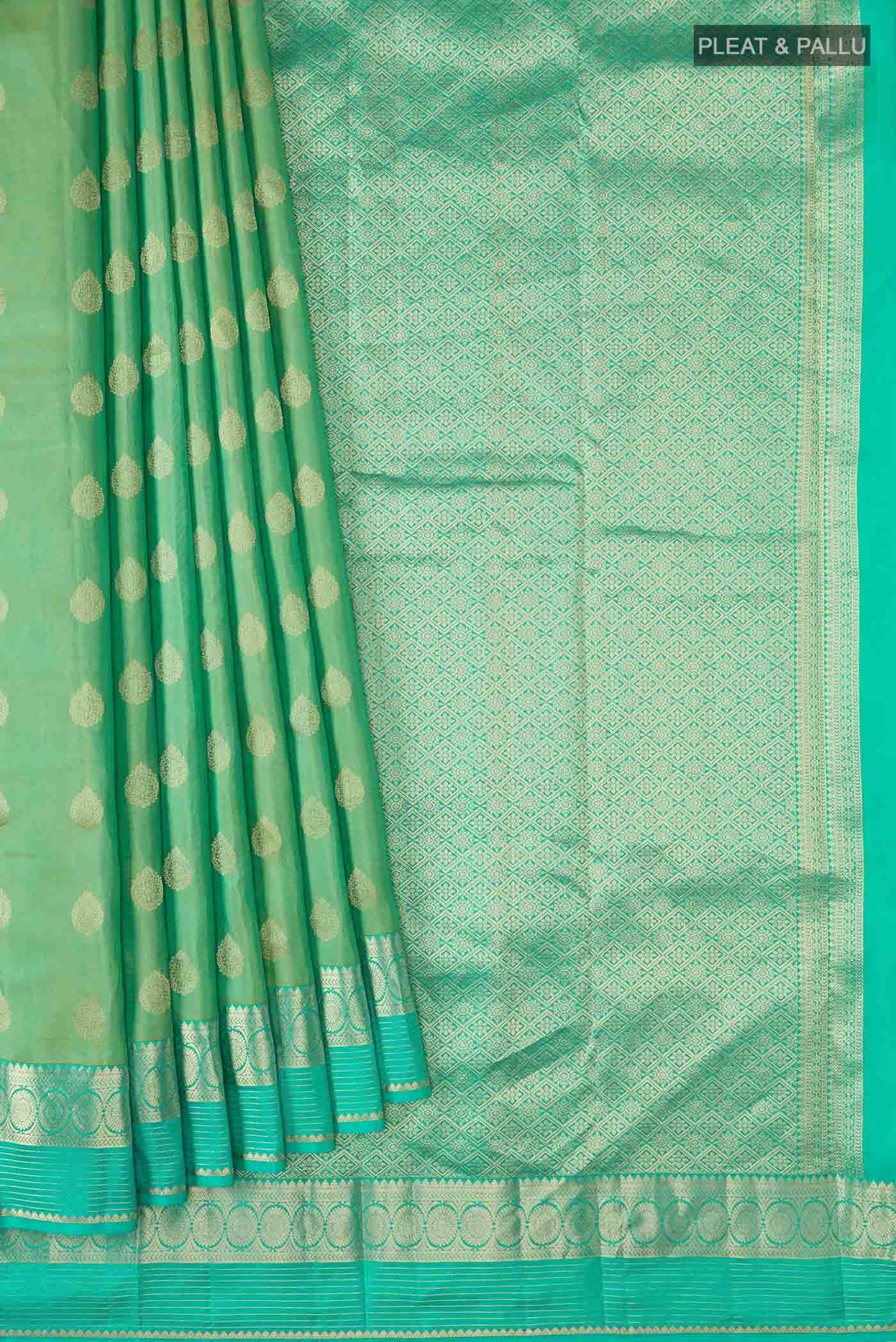 Green Kanchipuram Silk Saree