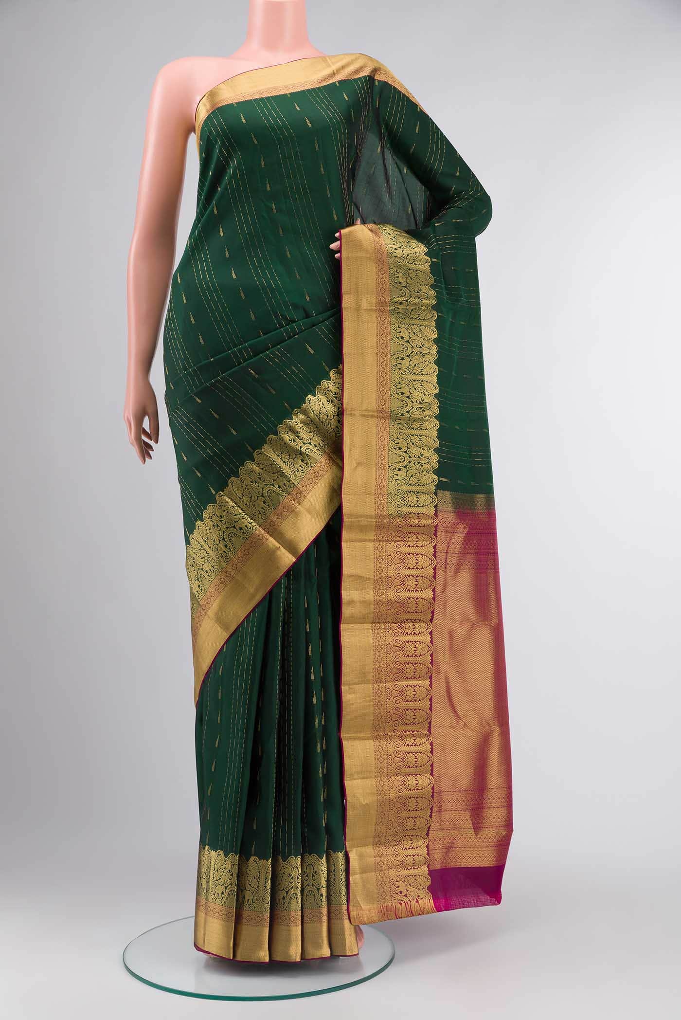 Green Kanchipuram Silk Saree