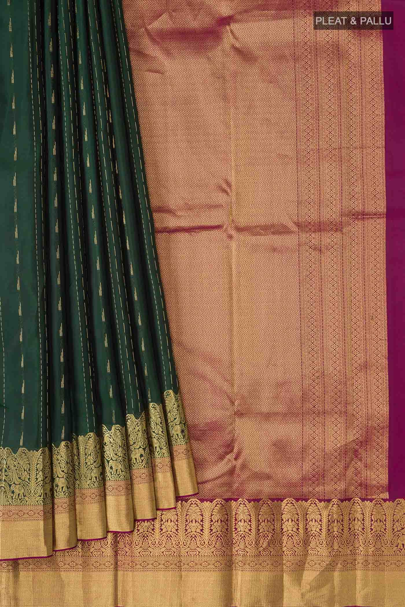 Green Kanchipuram Silk Saree