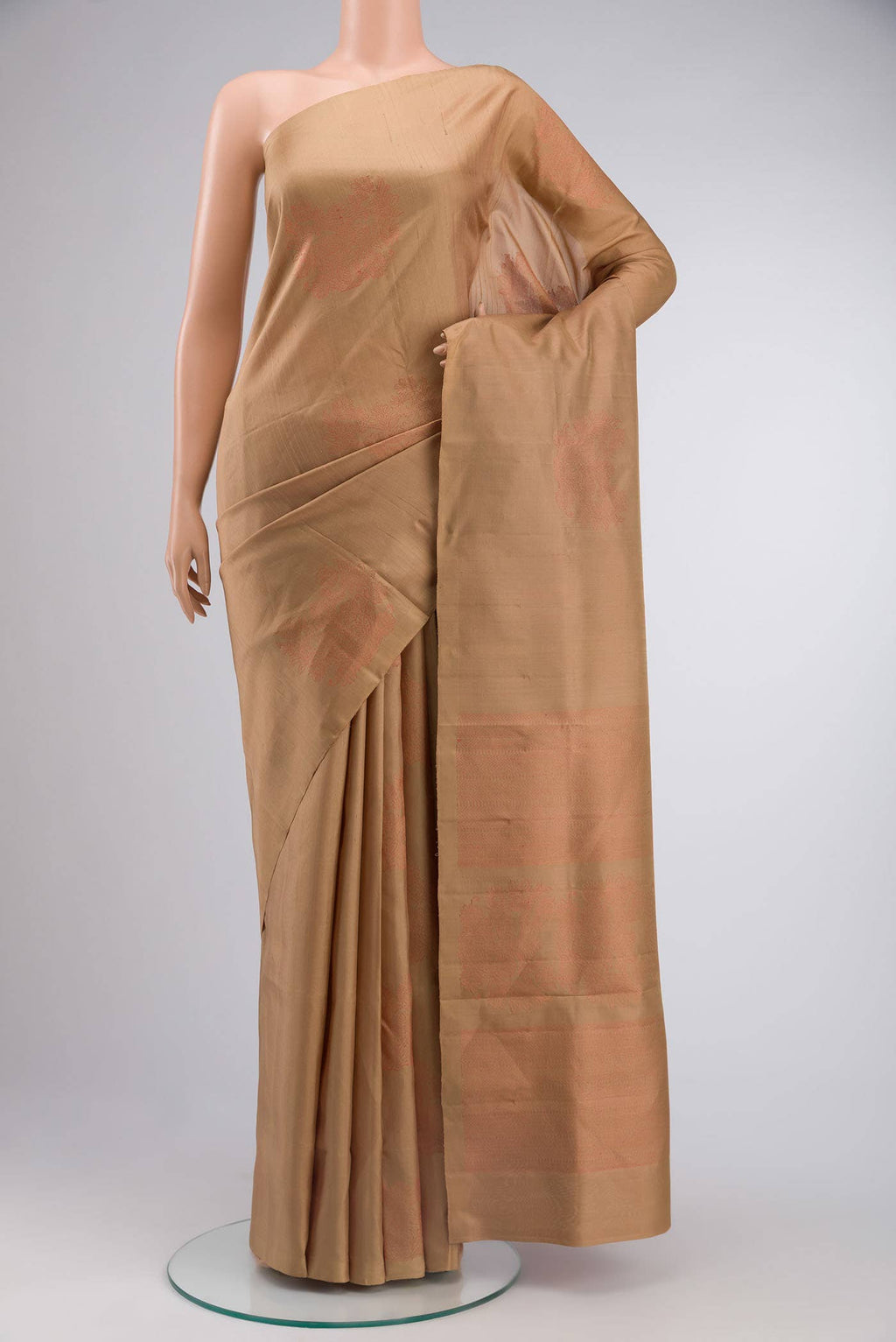 Brown Soft Silk Saree