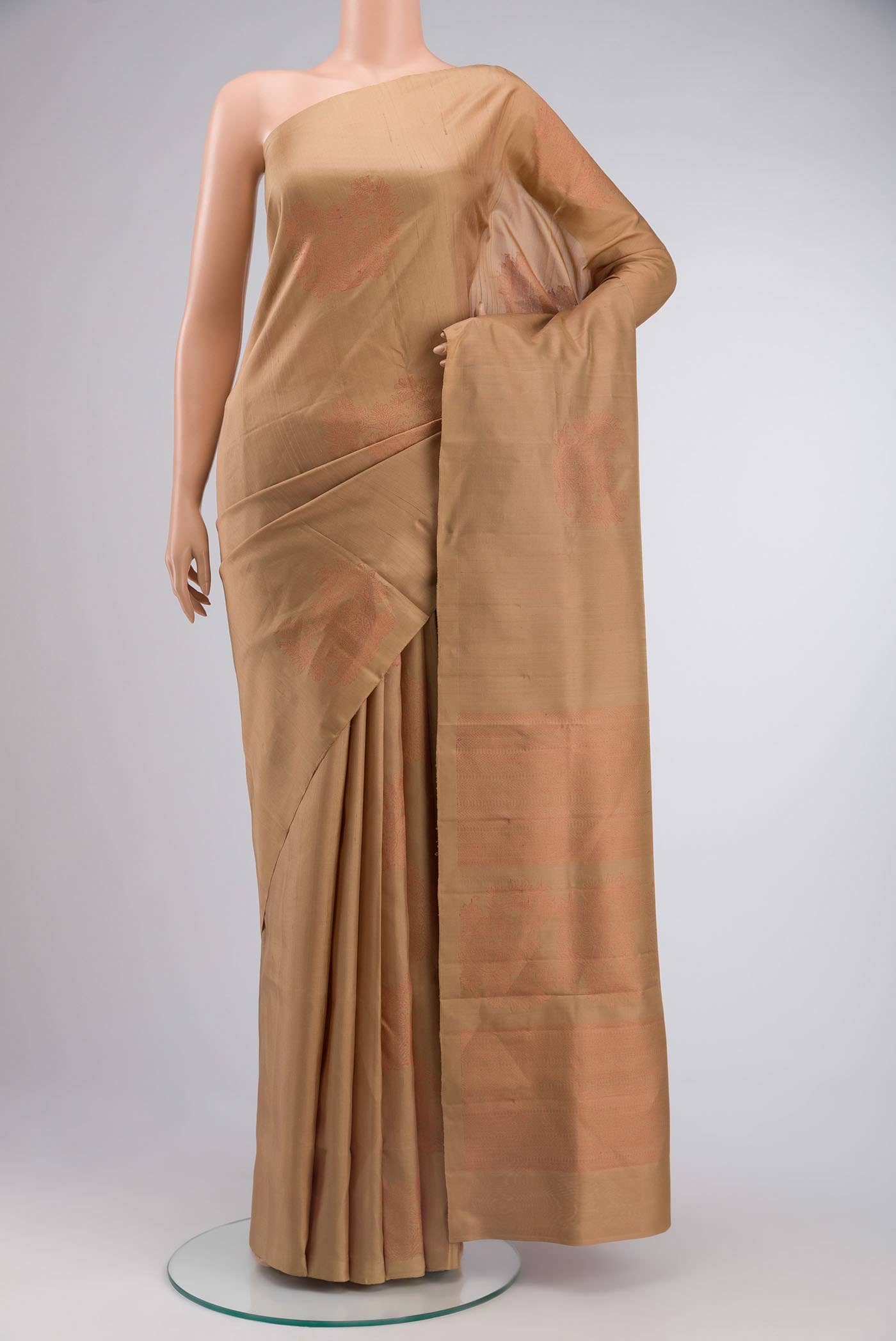 Brown Soft Silk Saree