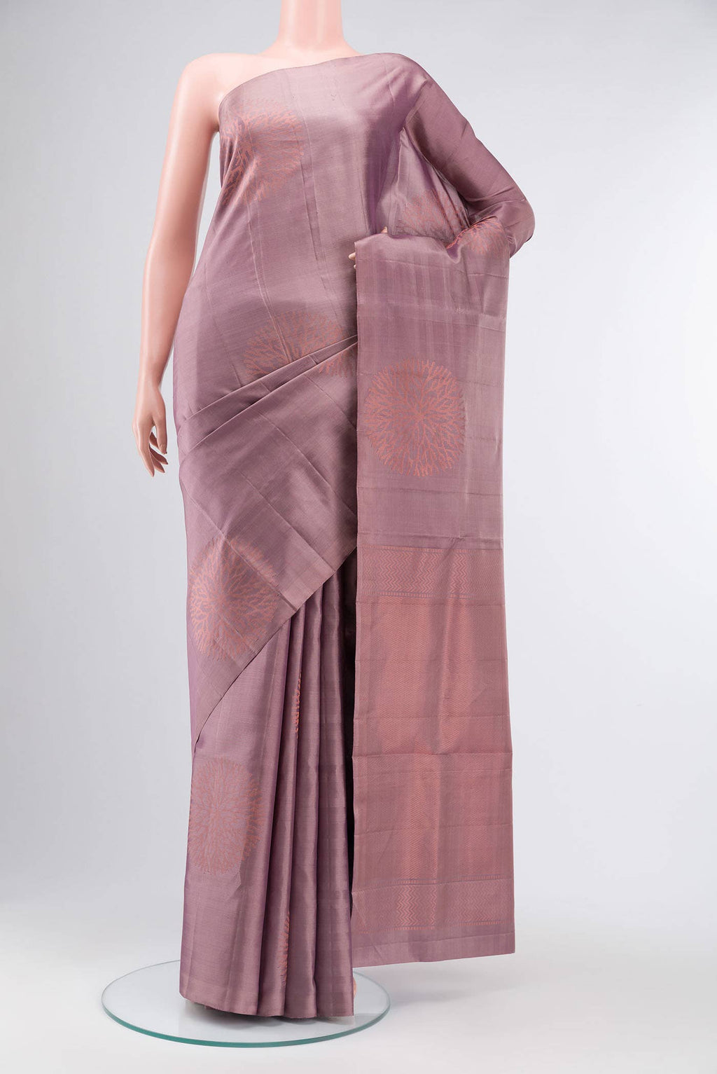 Mauve Soft Silk Saree