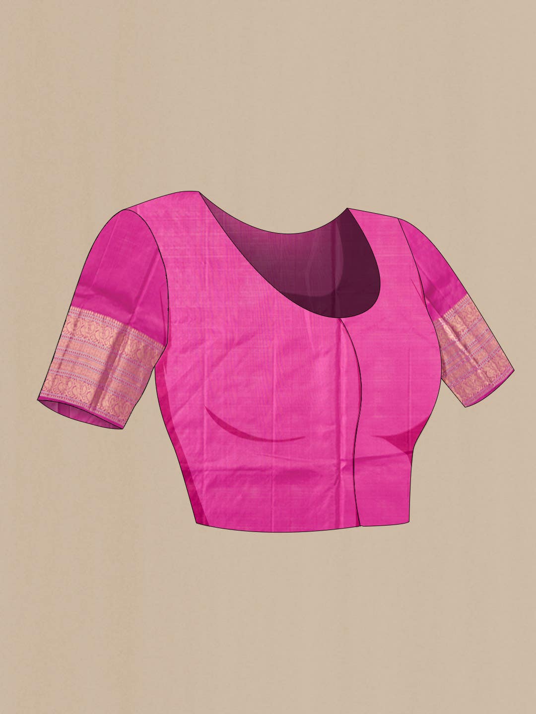 Pink Soft Silk Saree