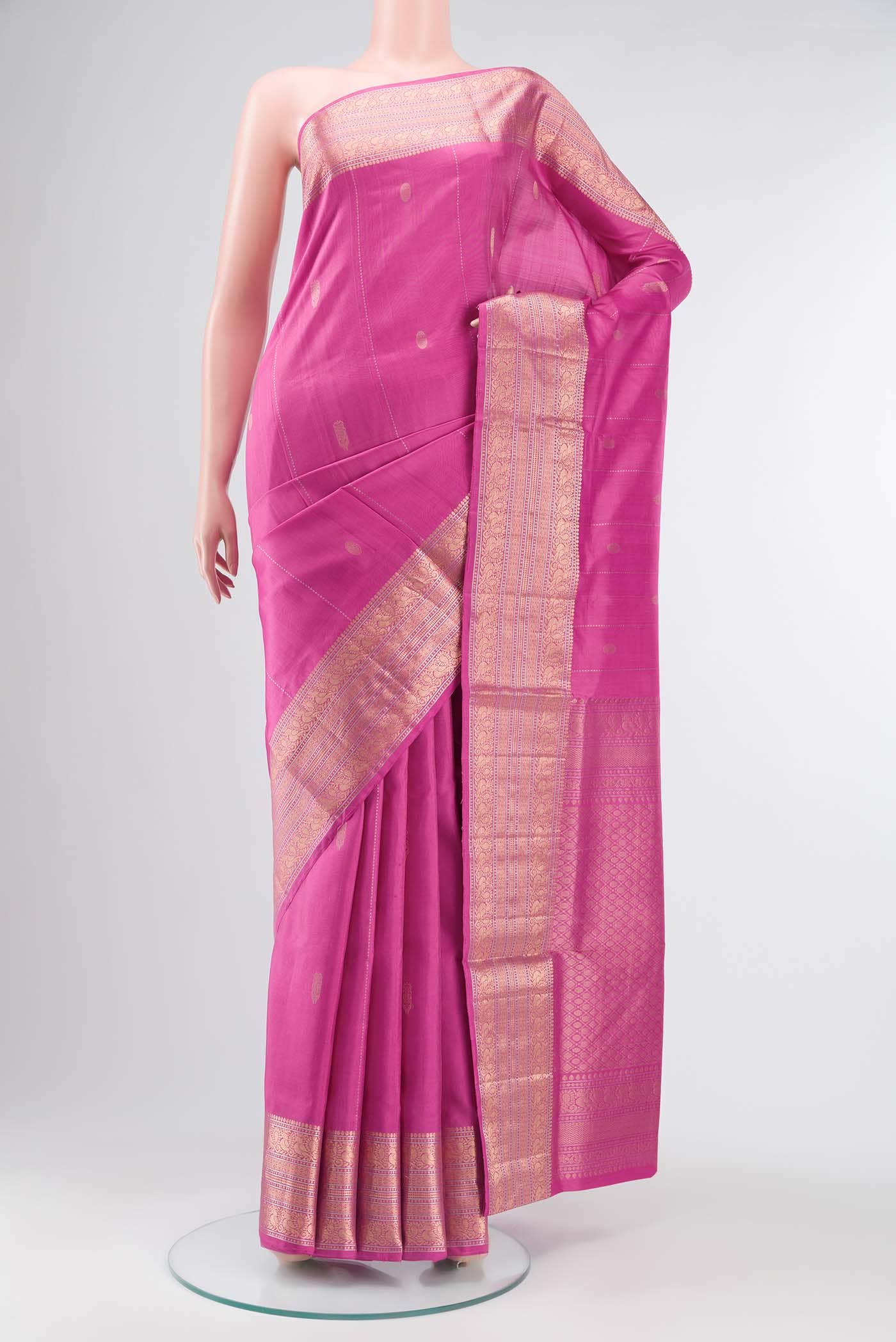 Pink Soft Silk Saree