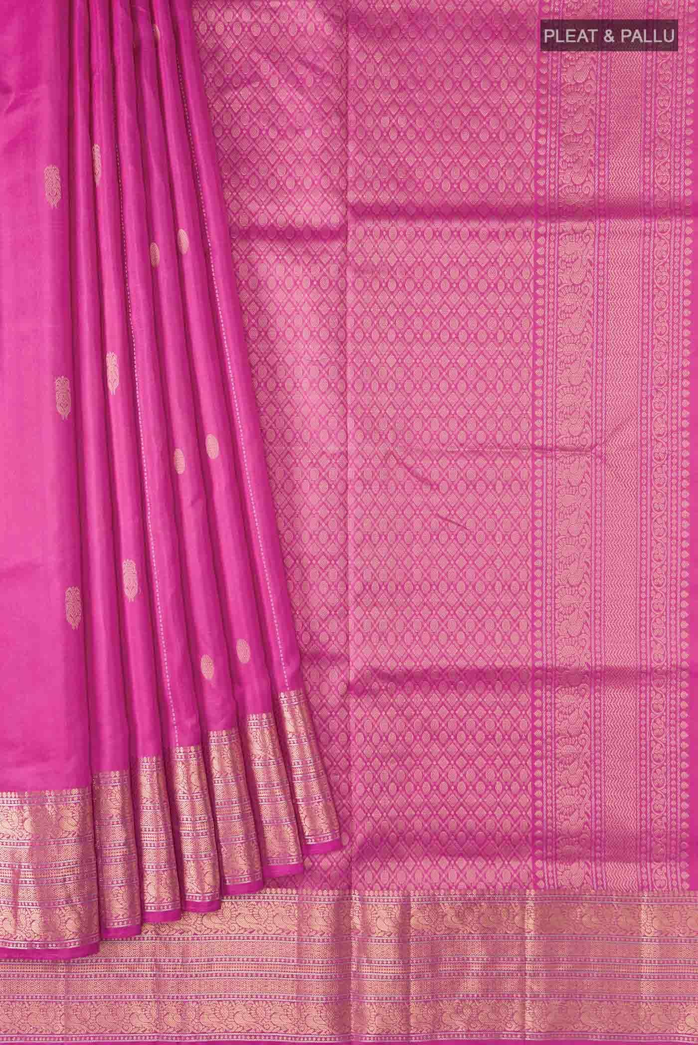 Pink Soft Silk Saree