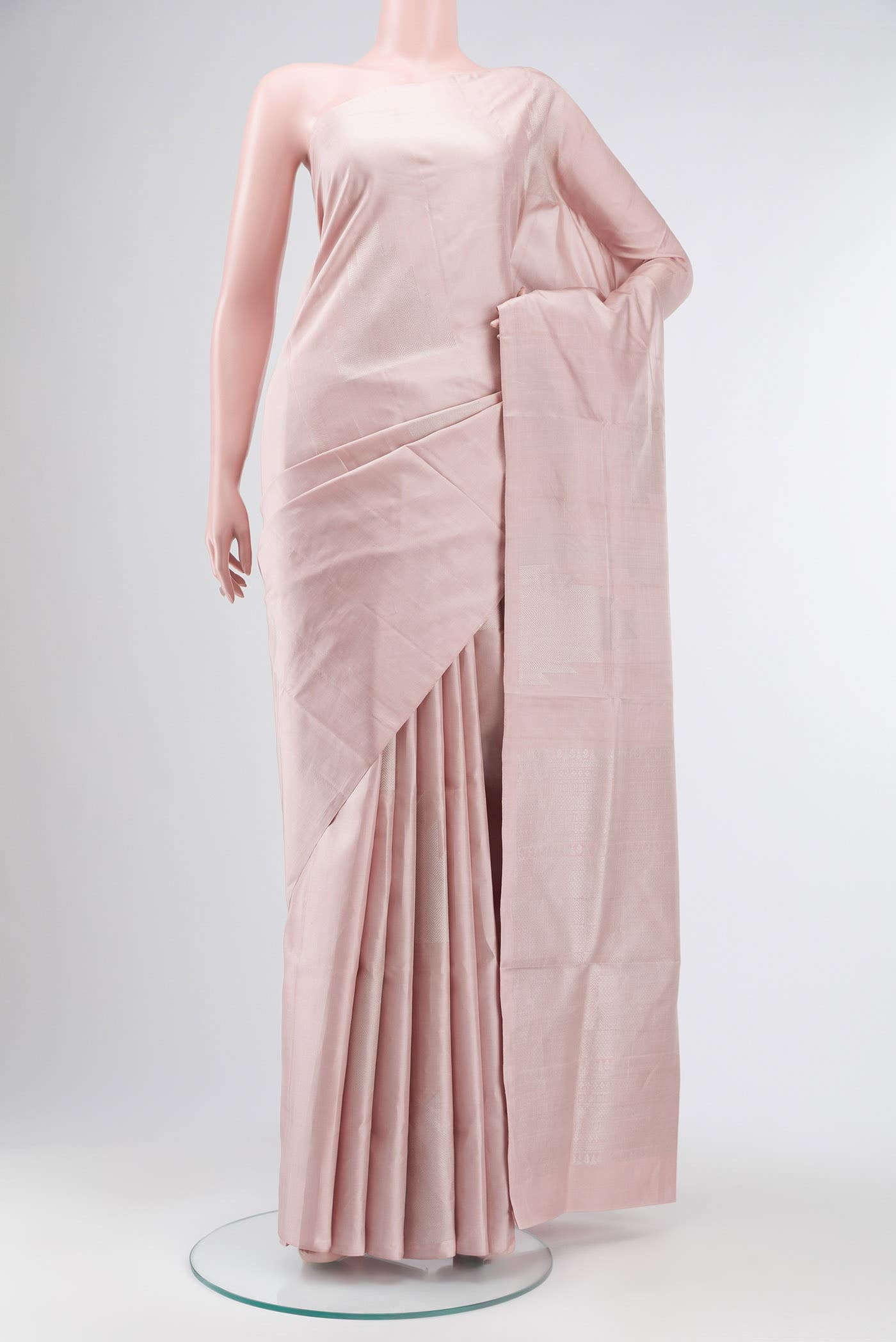 Rose Gold Soft Silk Saree