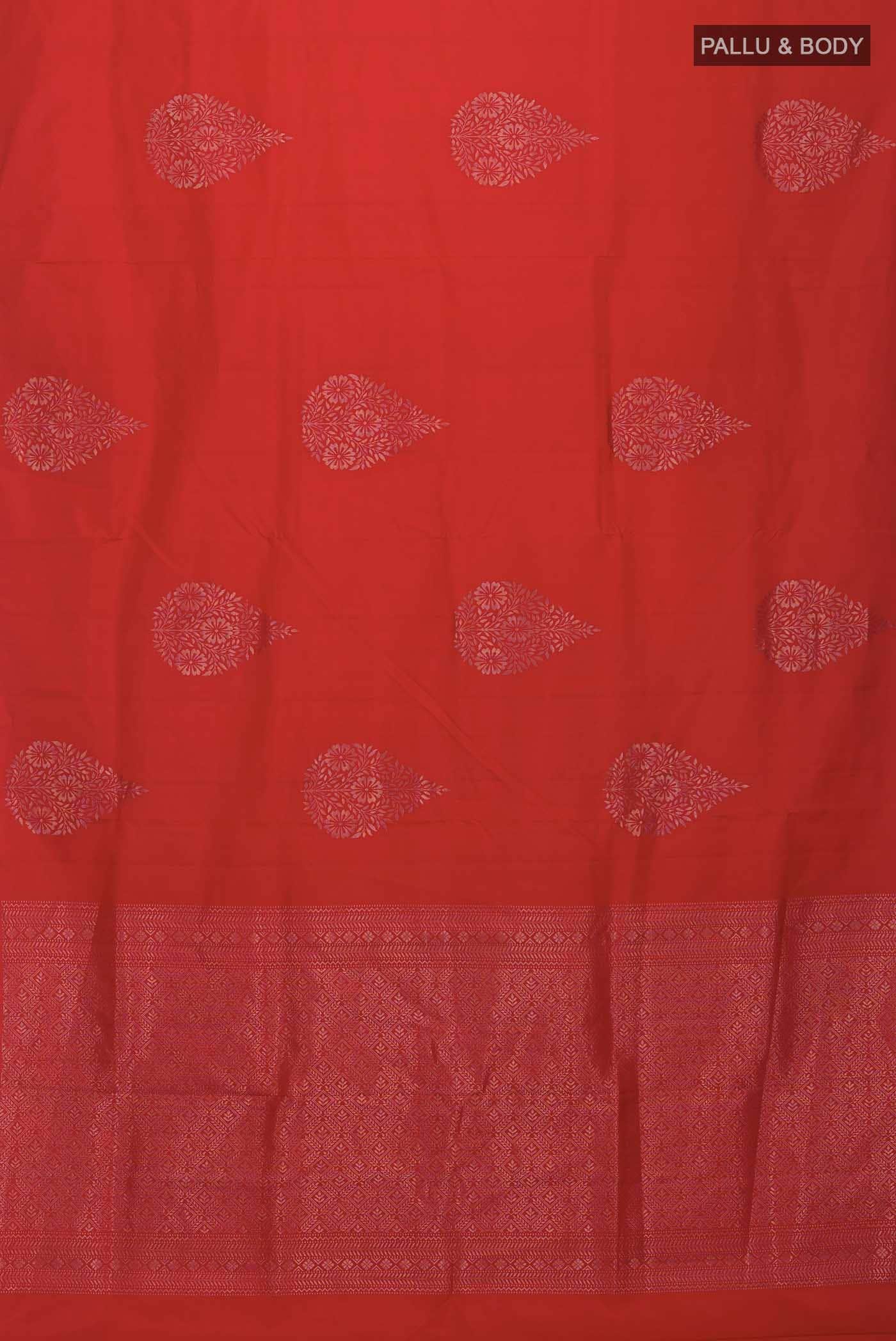 Red Soft Silk Saree