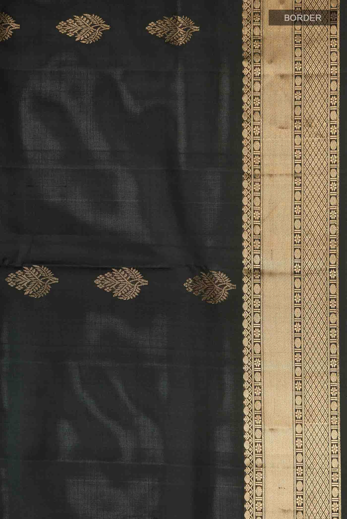 Black Soft Silk Saree