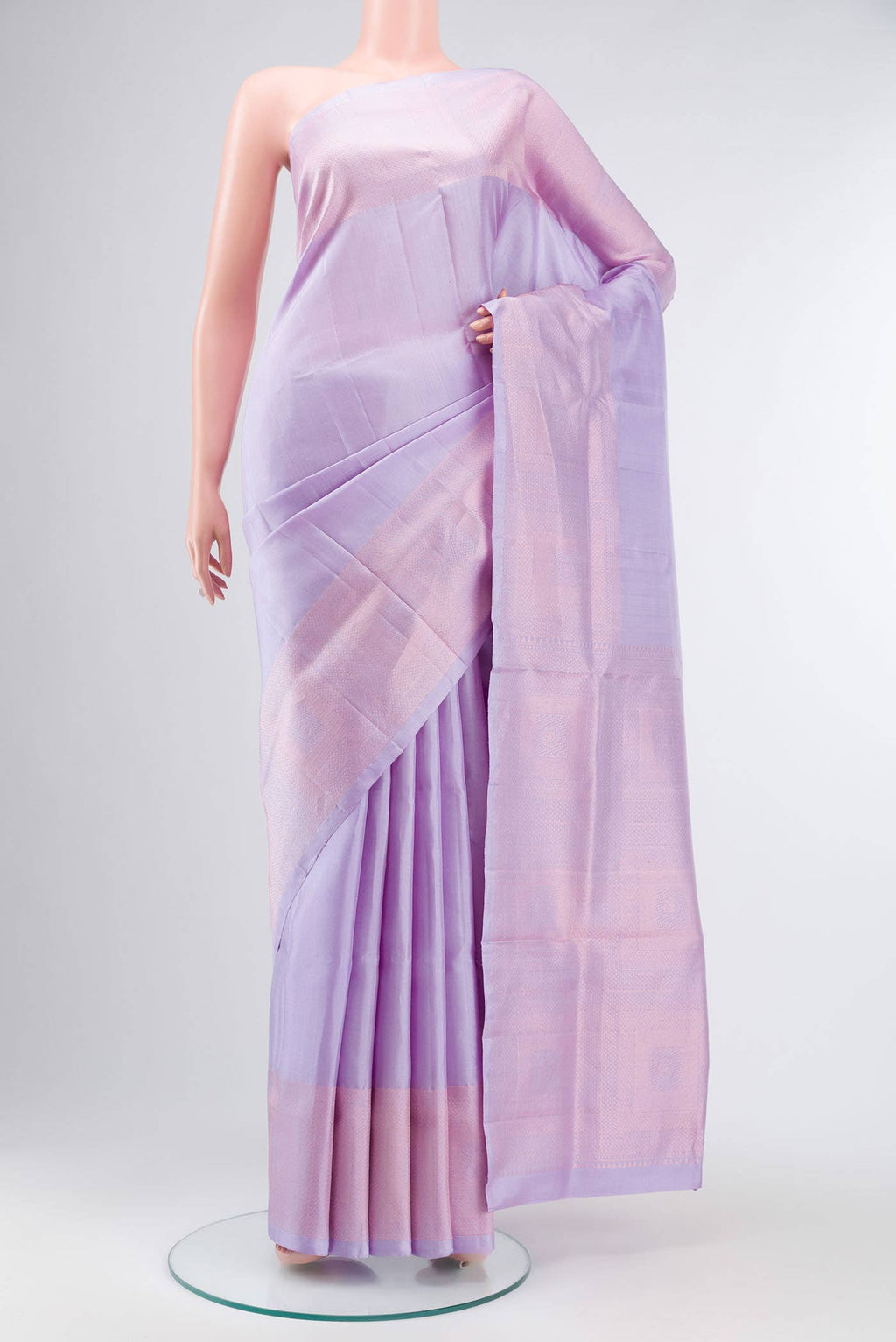 Lavender Soft Silk Saree