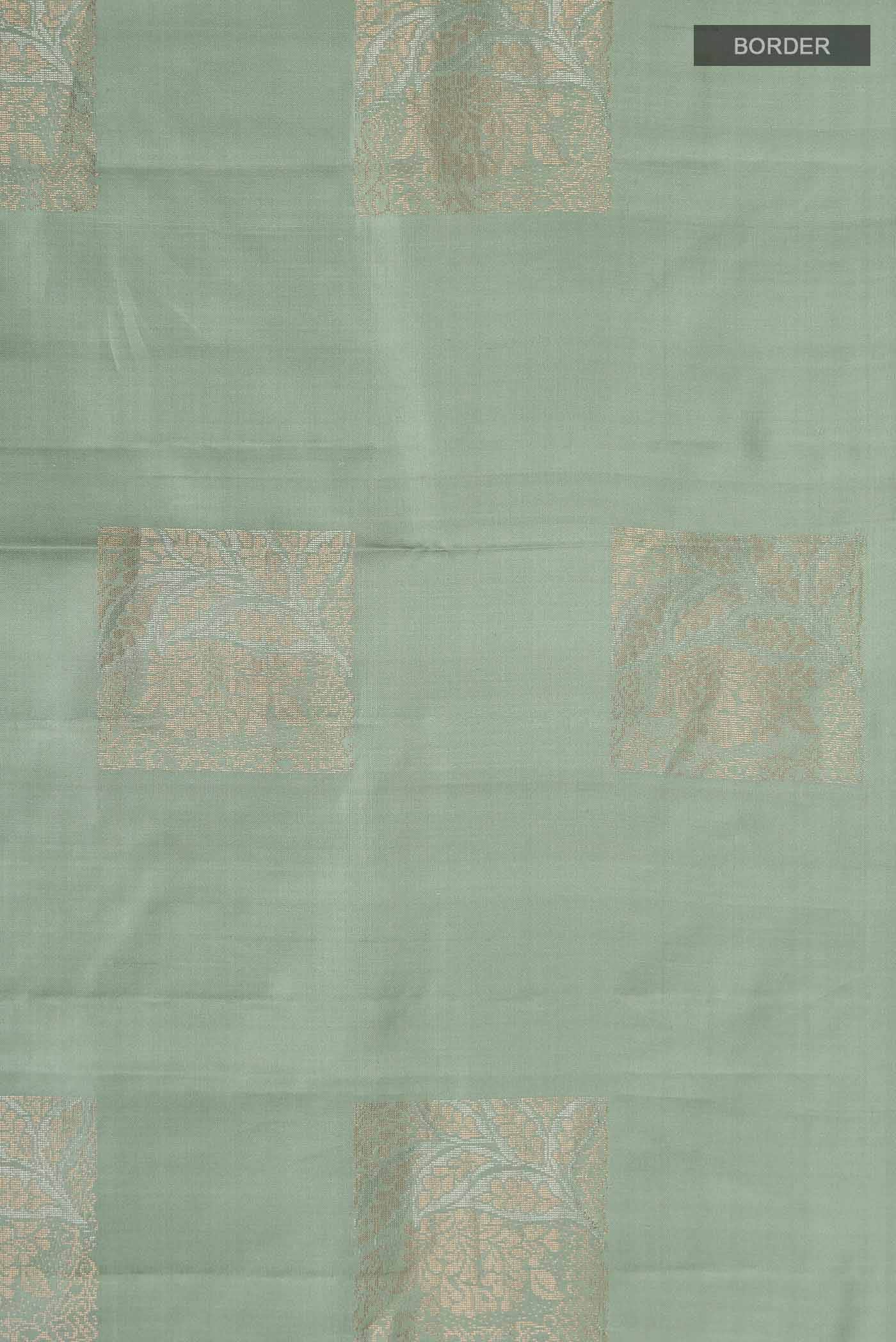 Sage Green Soft Silk Saree
