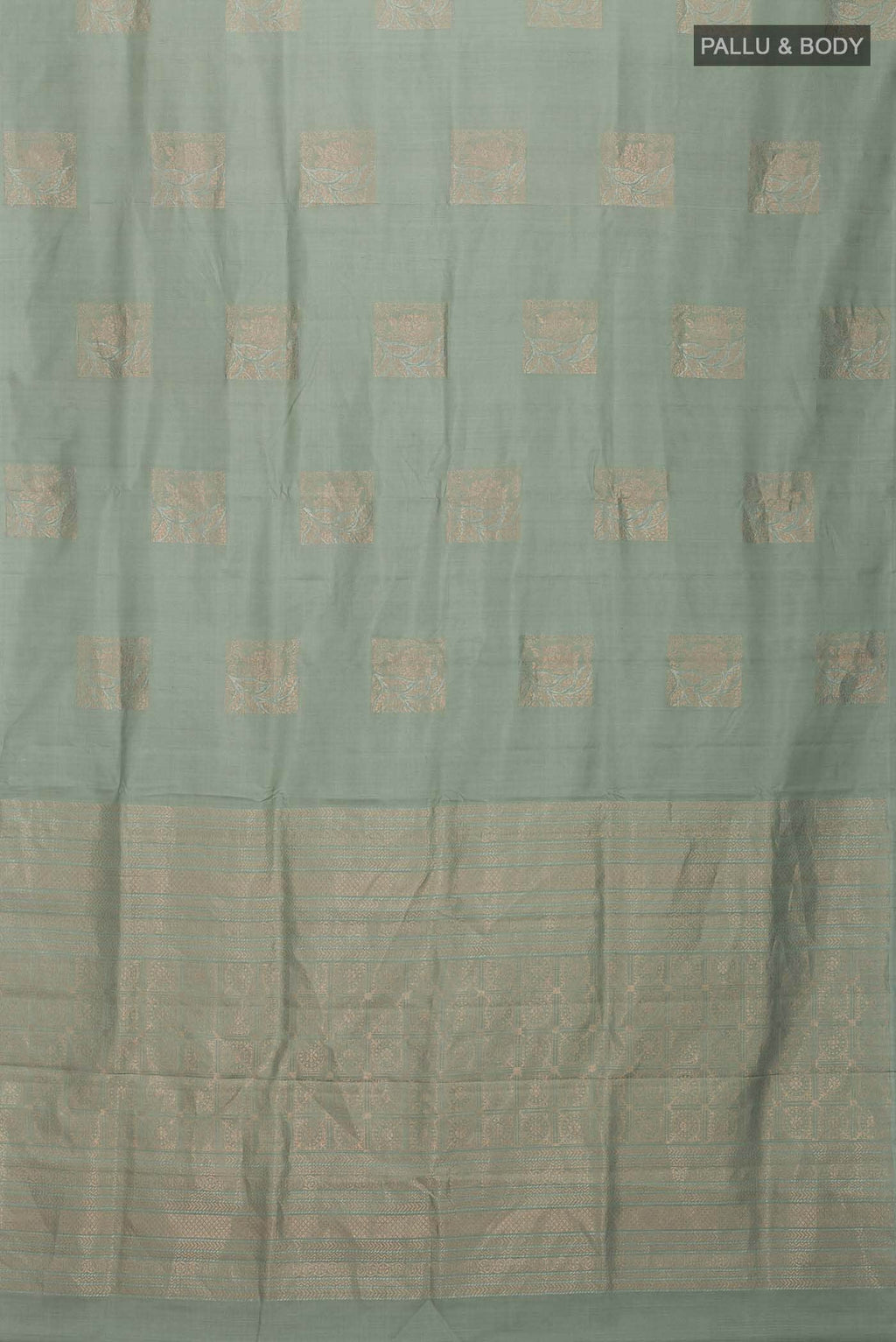 Sage Green Soft Silk Saree