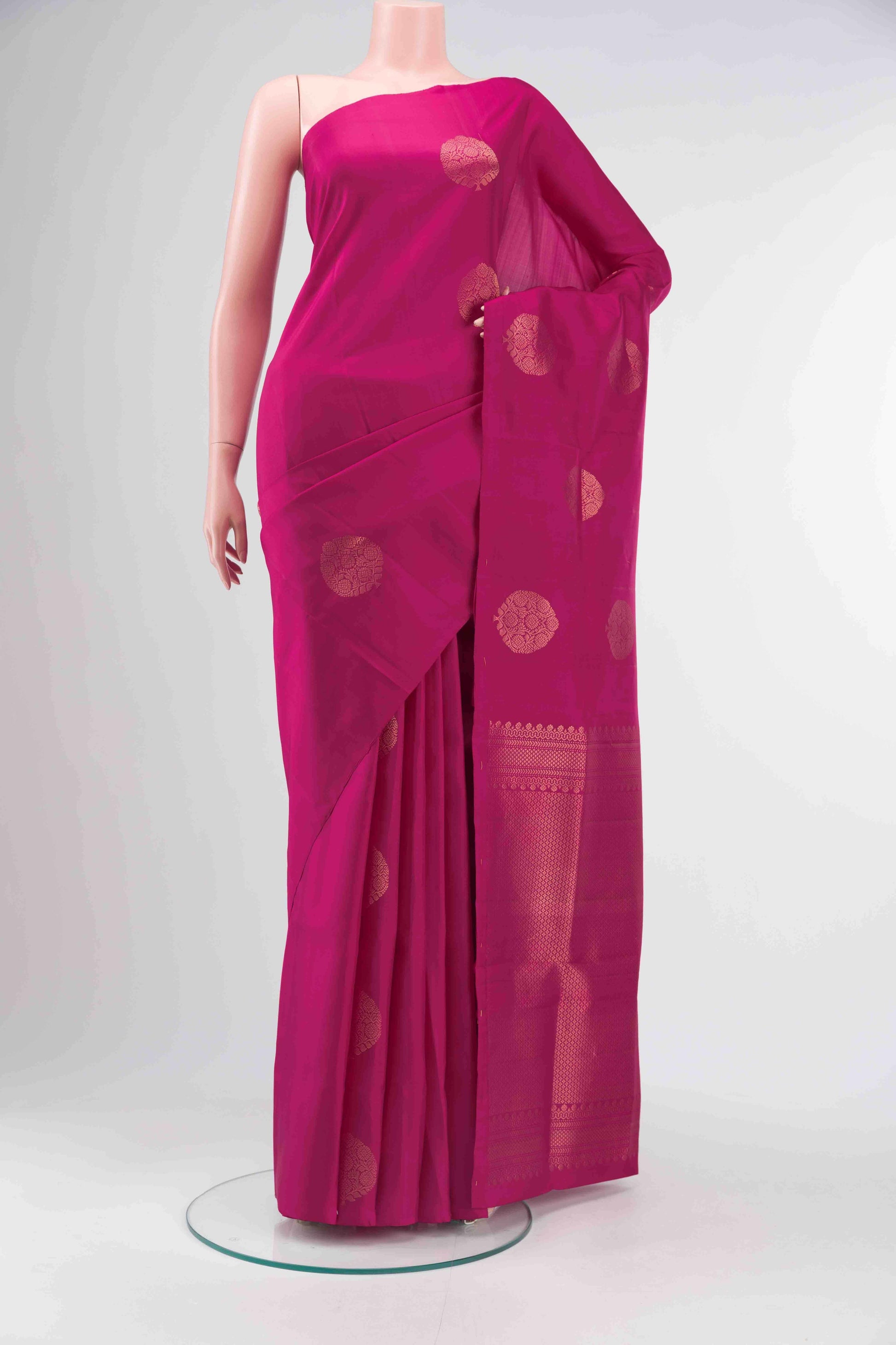 Pink Soft Silk Saree