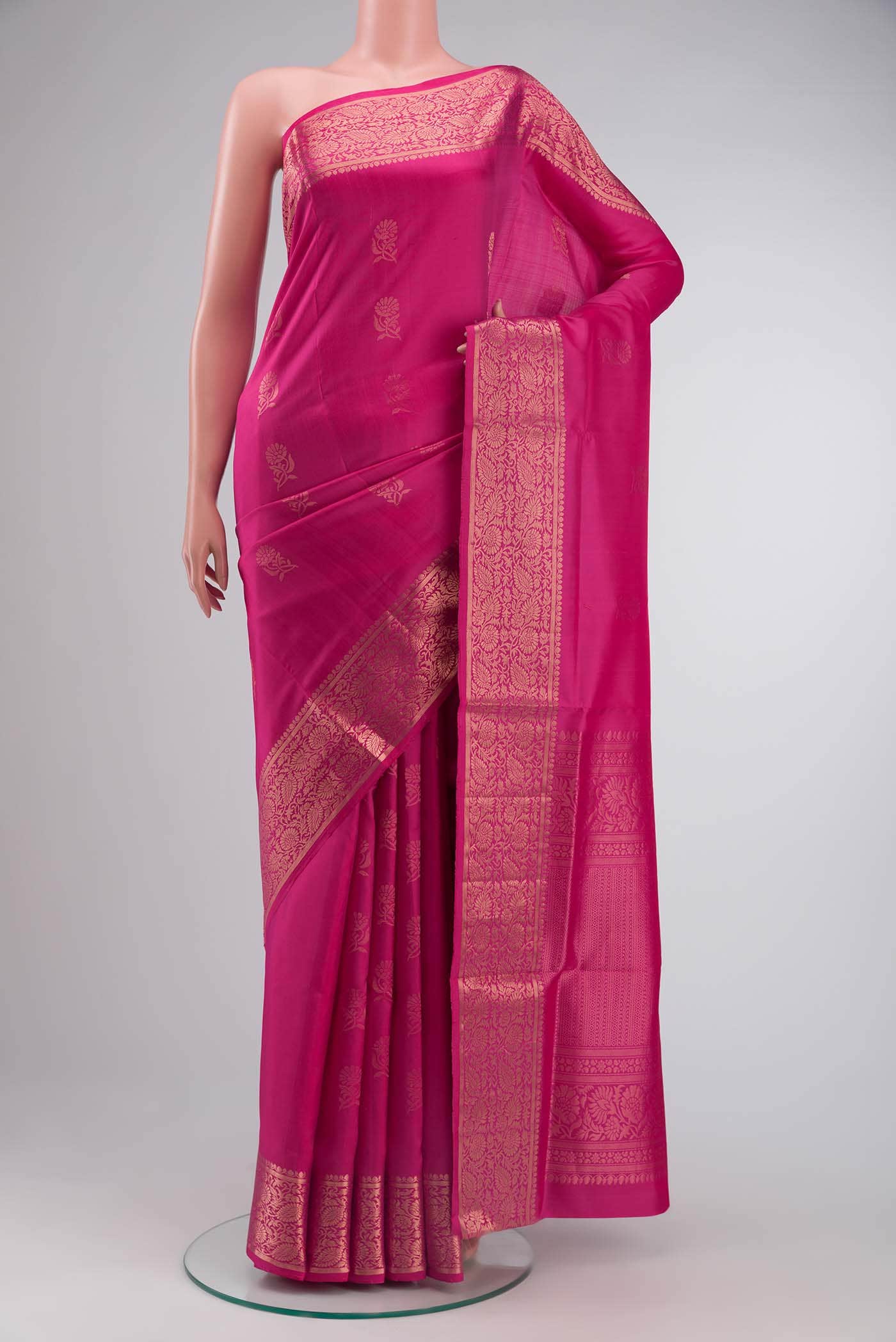 Pink Soft Silk Saree