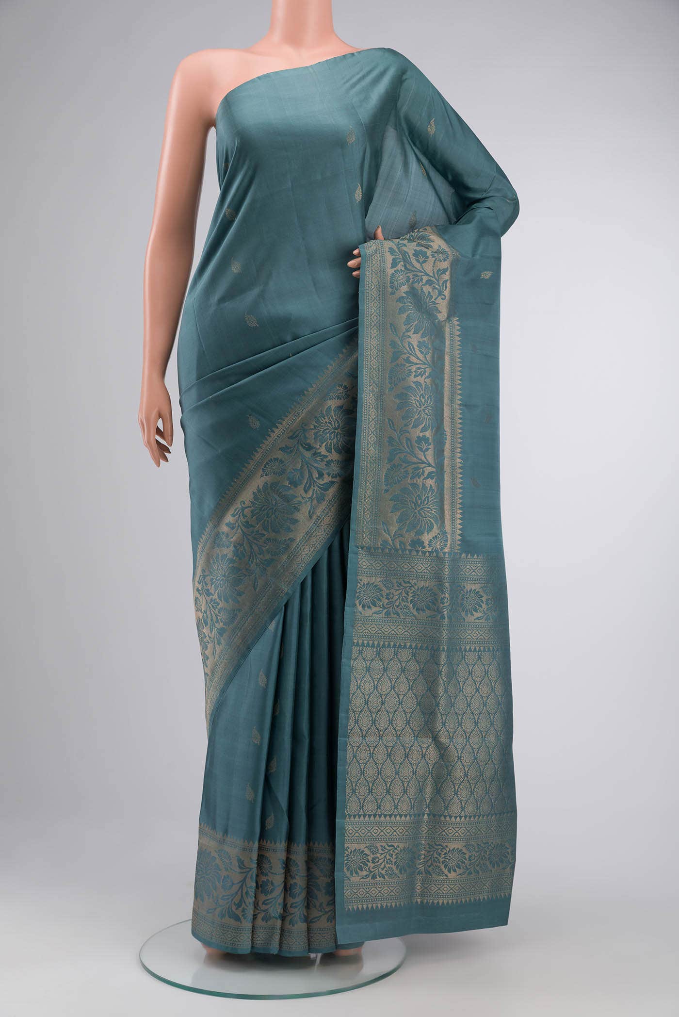 Blue Soft Silk Saree
