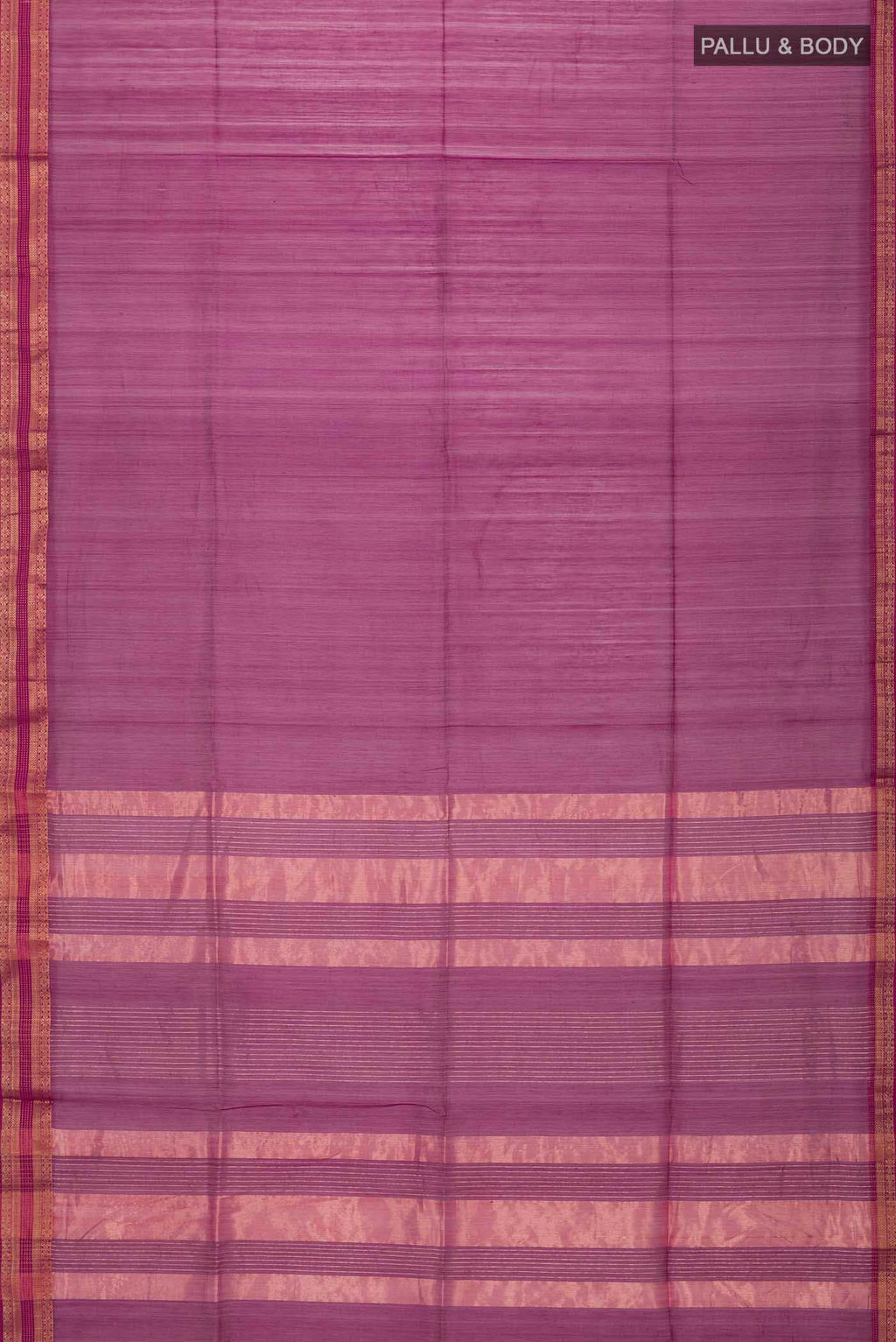 Purple Maheshwari Silk Saree