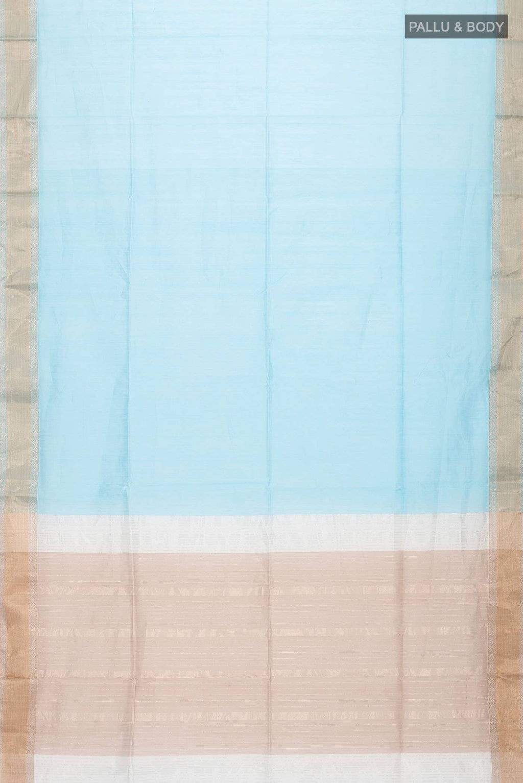 Blue Maheshwari Silk Saree