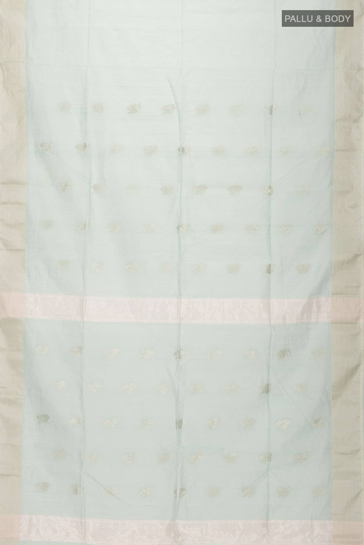 Light Green Maheshwari Silk Saree