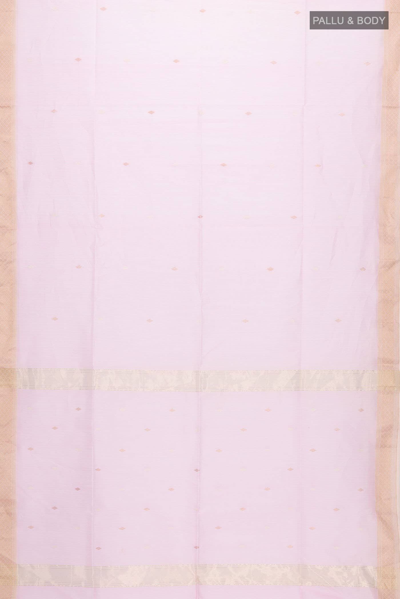 Rose pink Maheshwari Silk Cotton Saree
