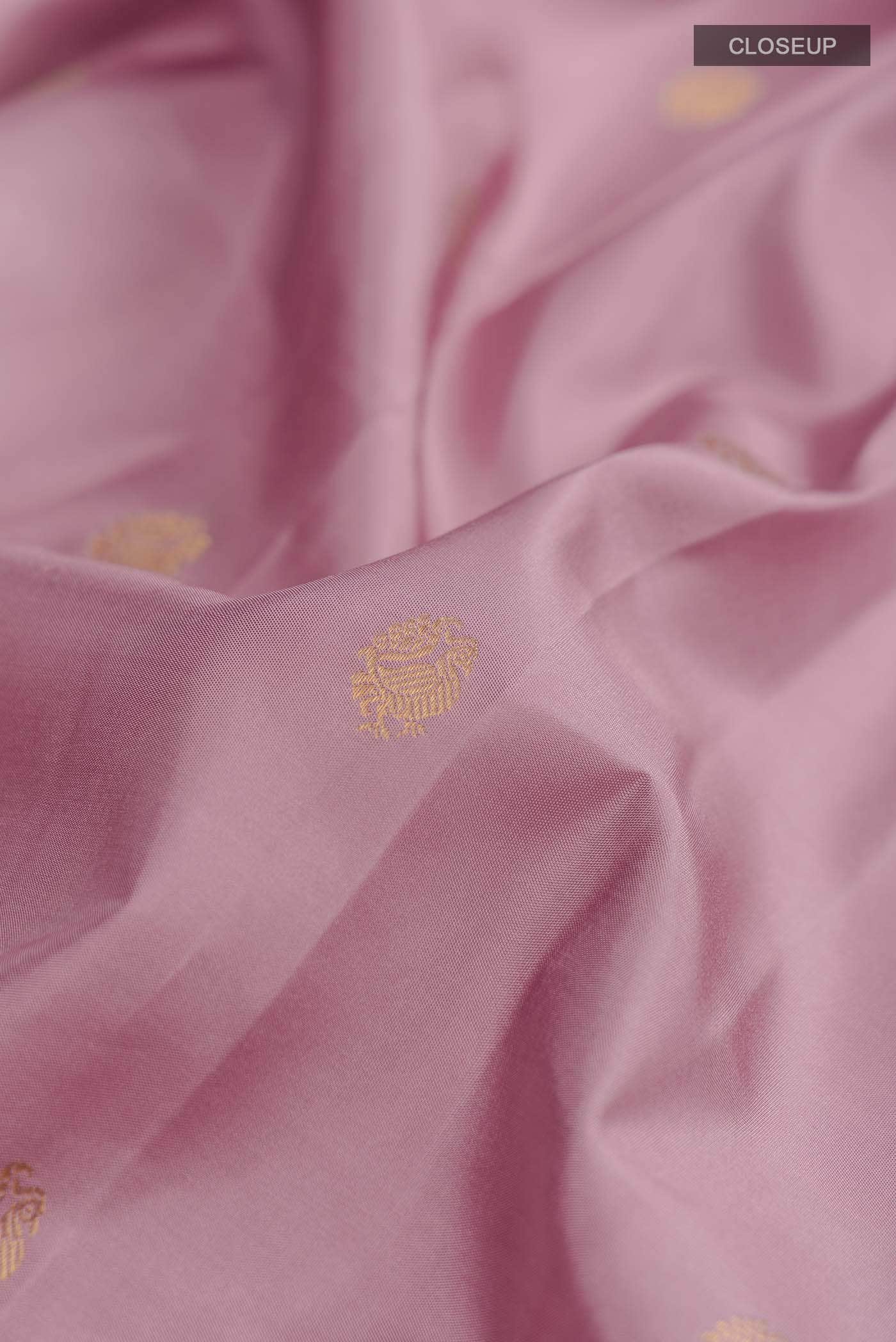 Lavender Kanchipuram Silk Saree