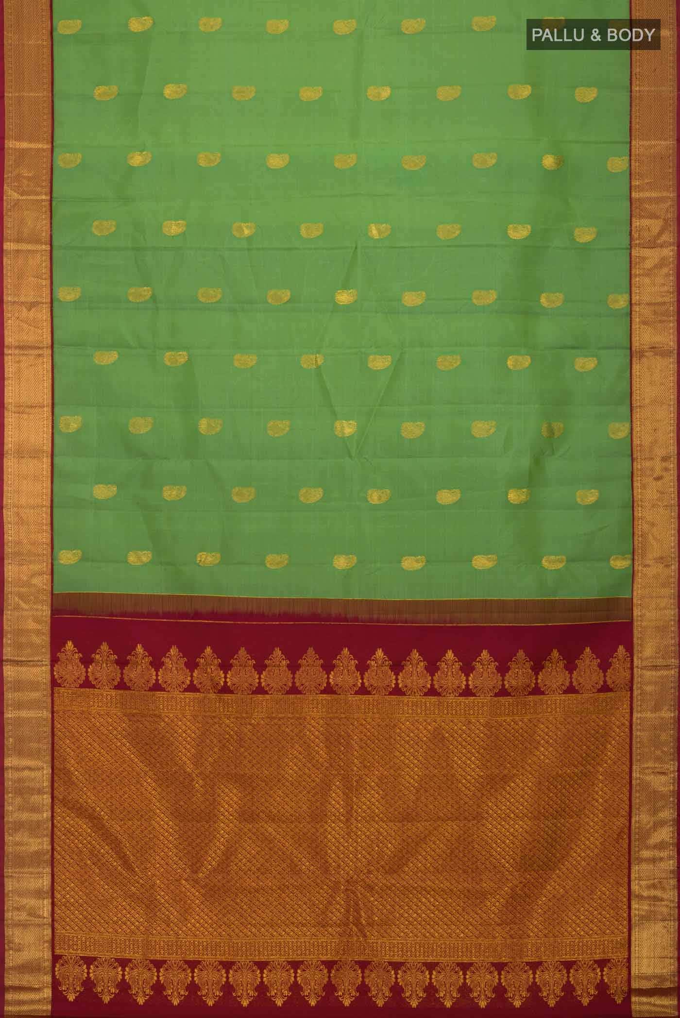 Green Kanchipuram Silk Saree