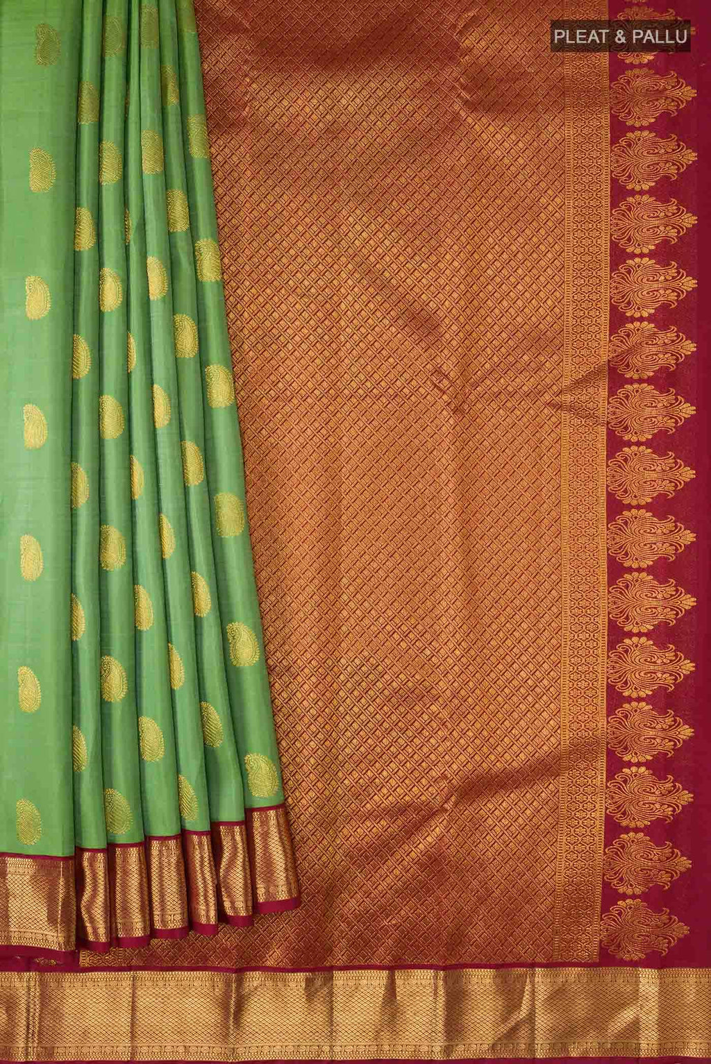 Green Kanchipuram Silk Saree