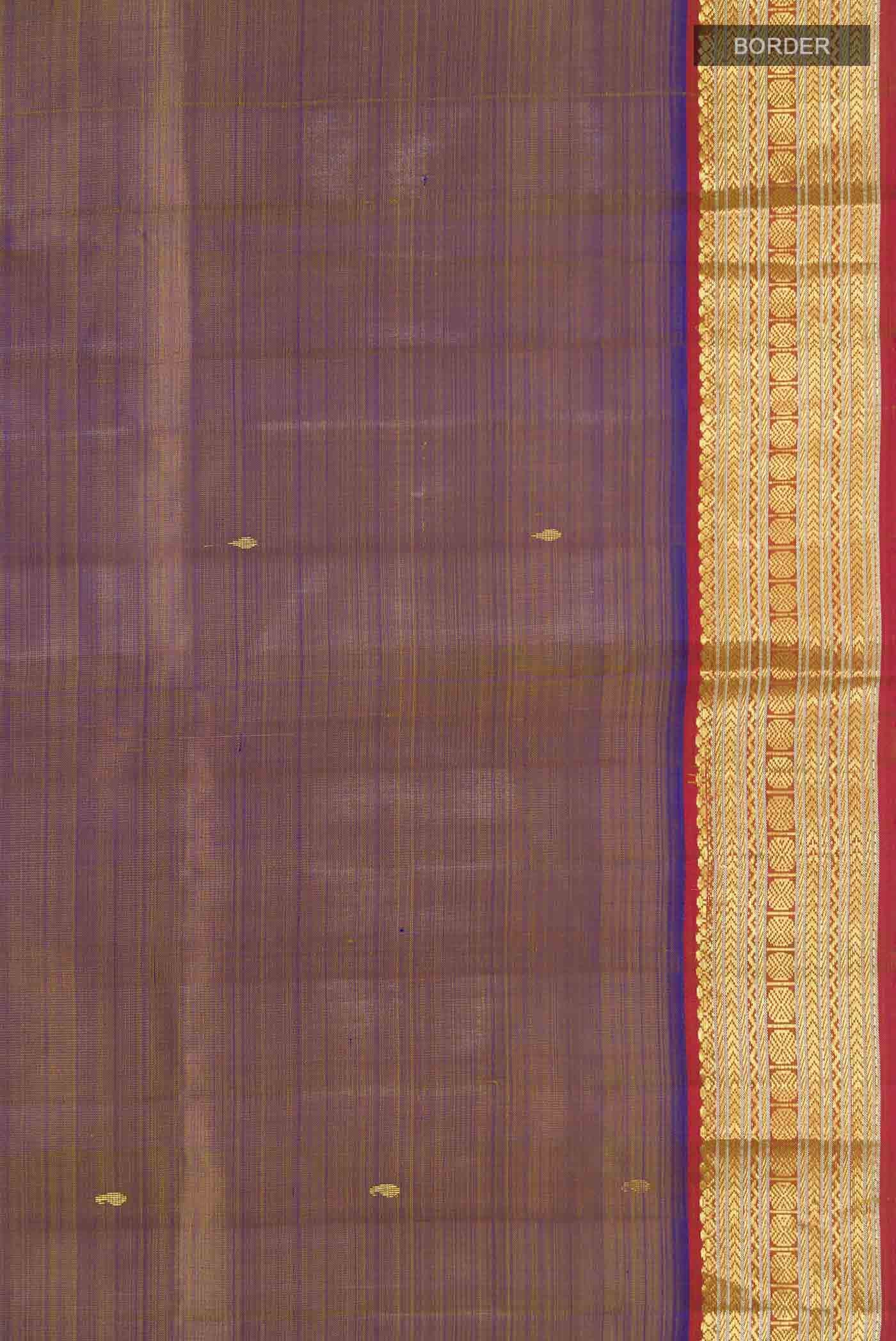 Blue Kanchipuram Silk Saree