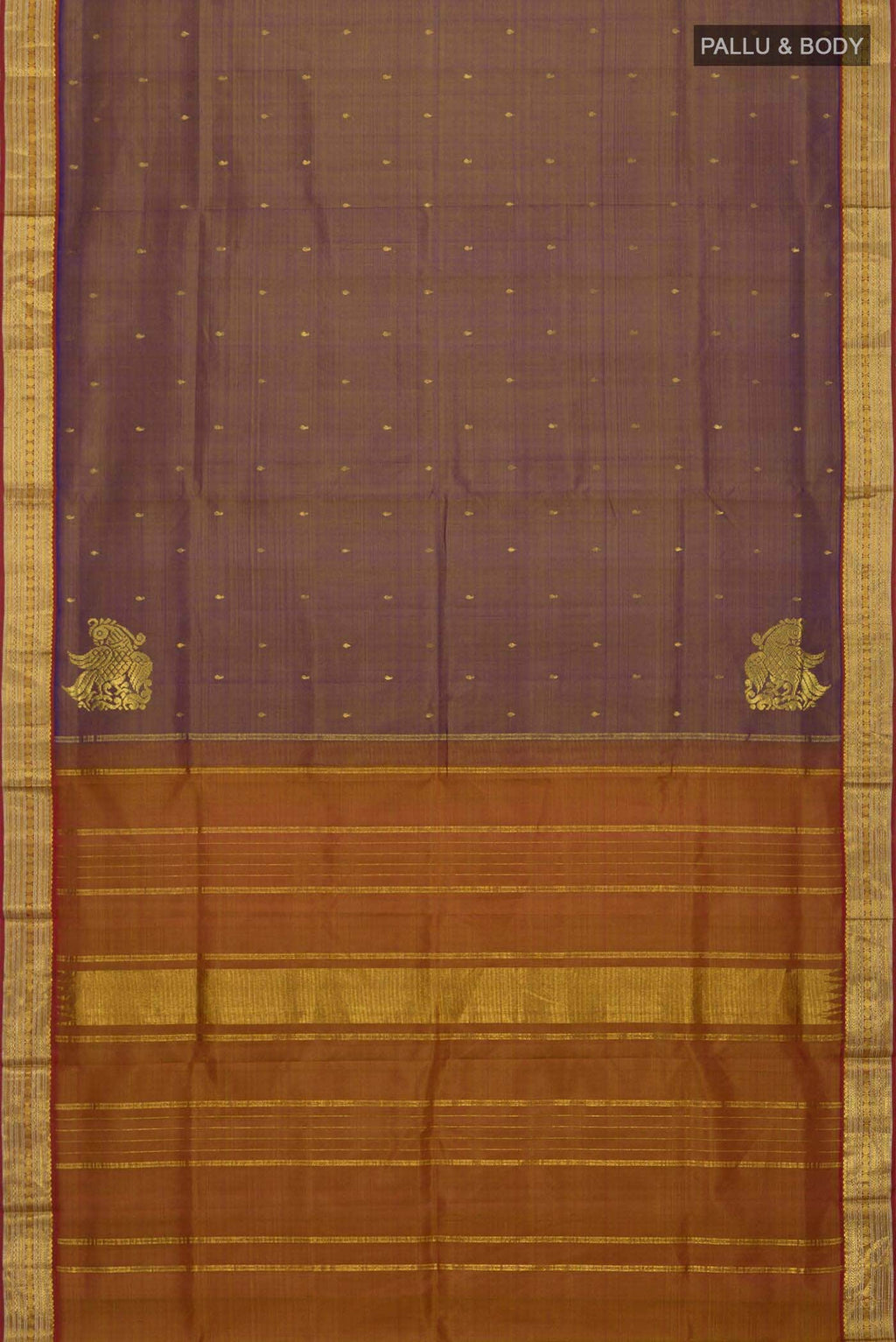 Blue Kanchipuram Silk Saree